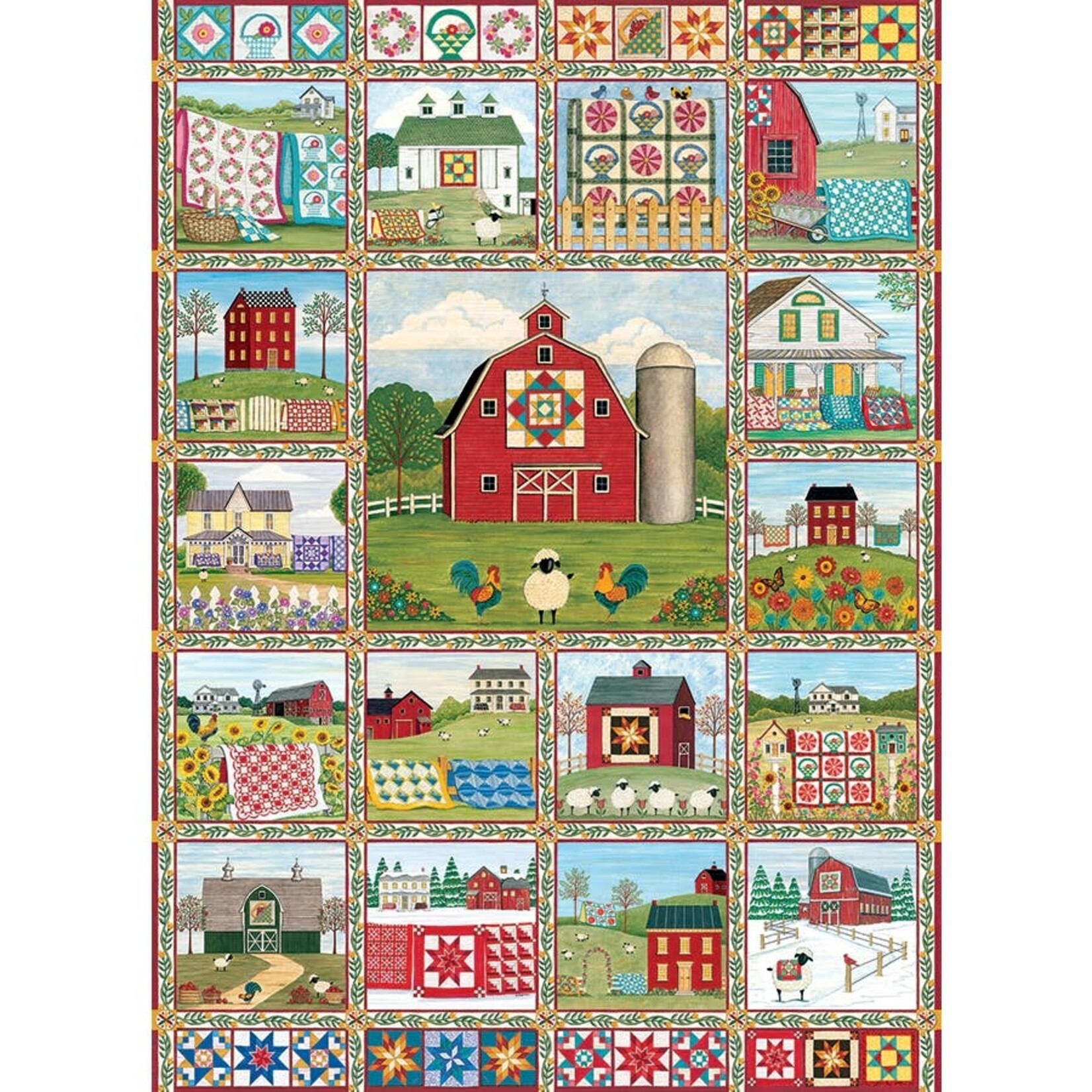 Cobble Hill Quilt Country 1000 Piece Puzzle