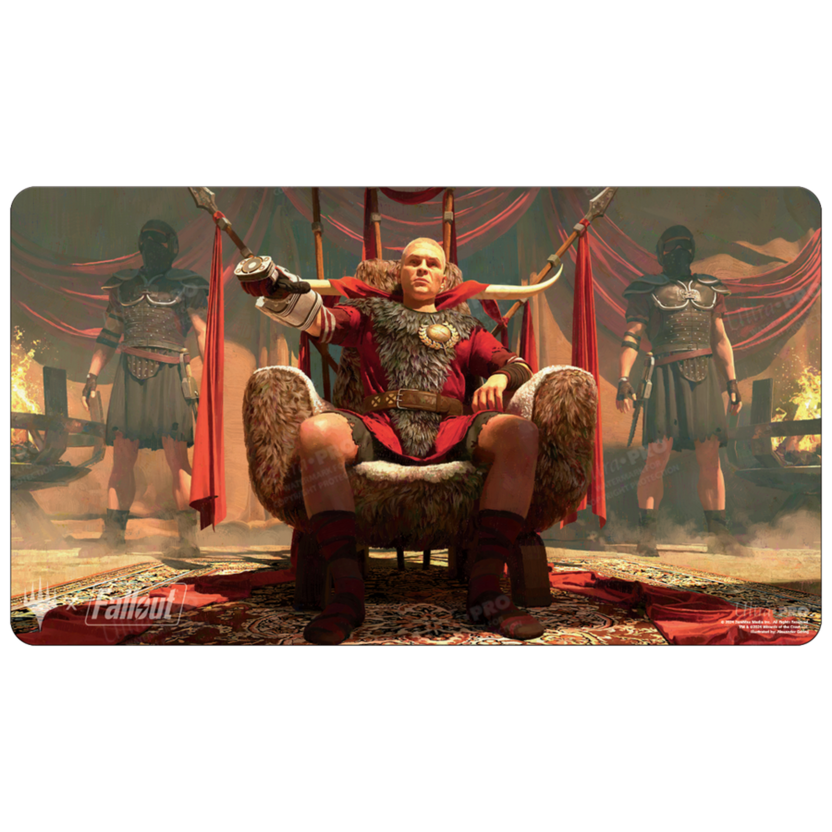 Ultra Pro International Fallout Playmat - Caesar, Legion’s Emperor