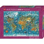 Heye Map Art - Miniature World 2000 Piece Puzzle