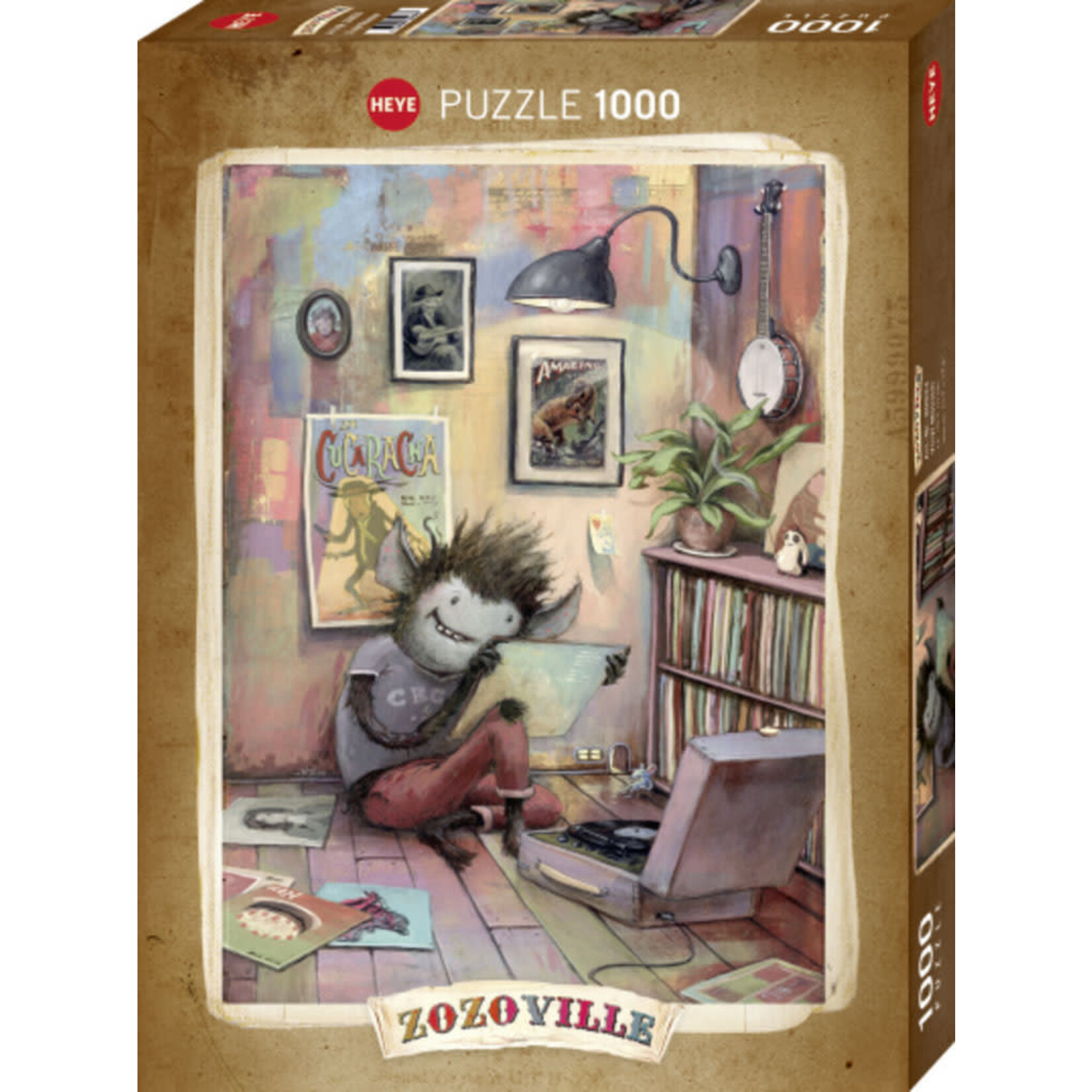 Heye Zozoville - Vinyl Monster 1000 Piece Puzzle