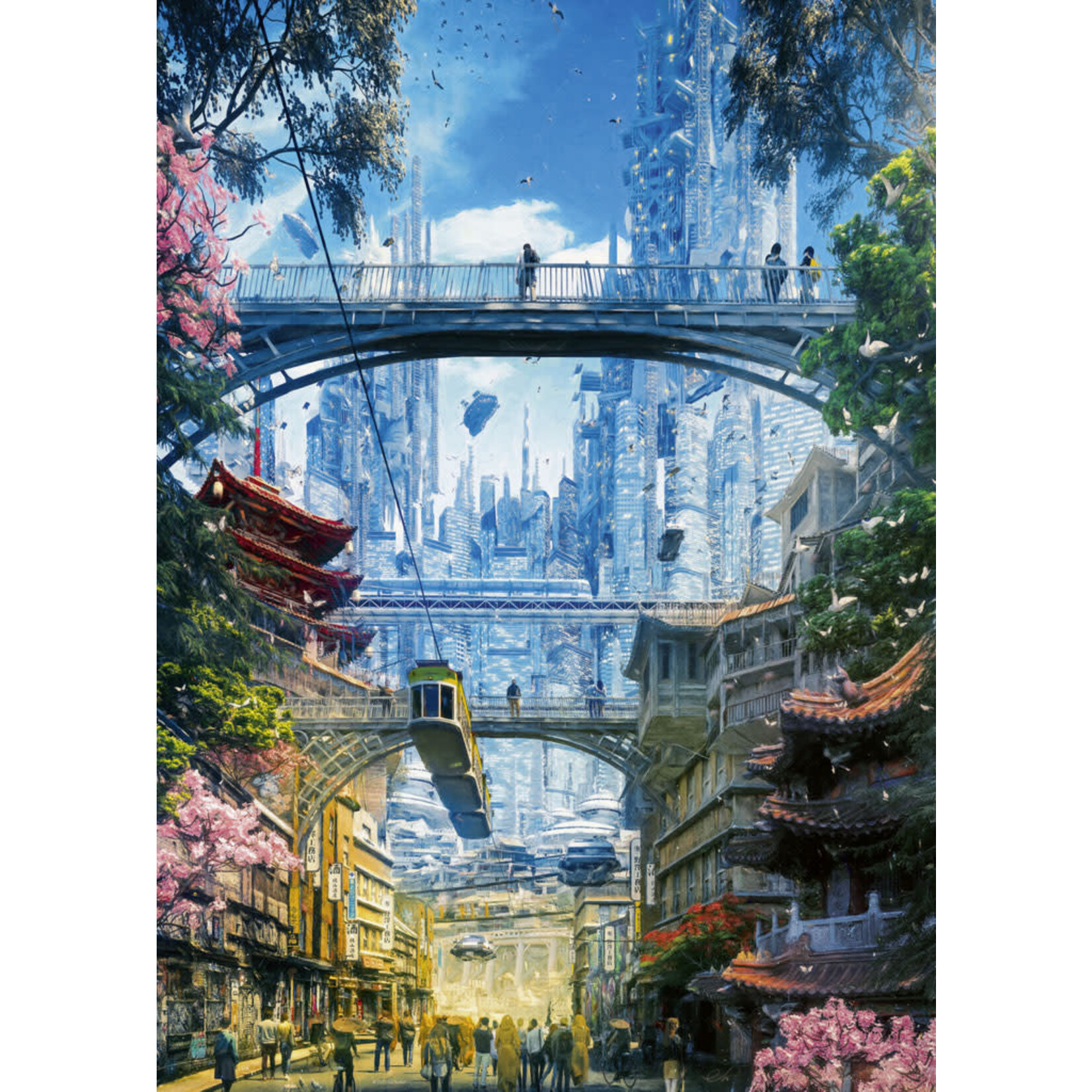 Heye Future Cities - Markets Districts 1000 Piece Puzzle