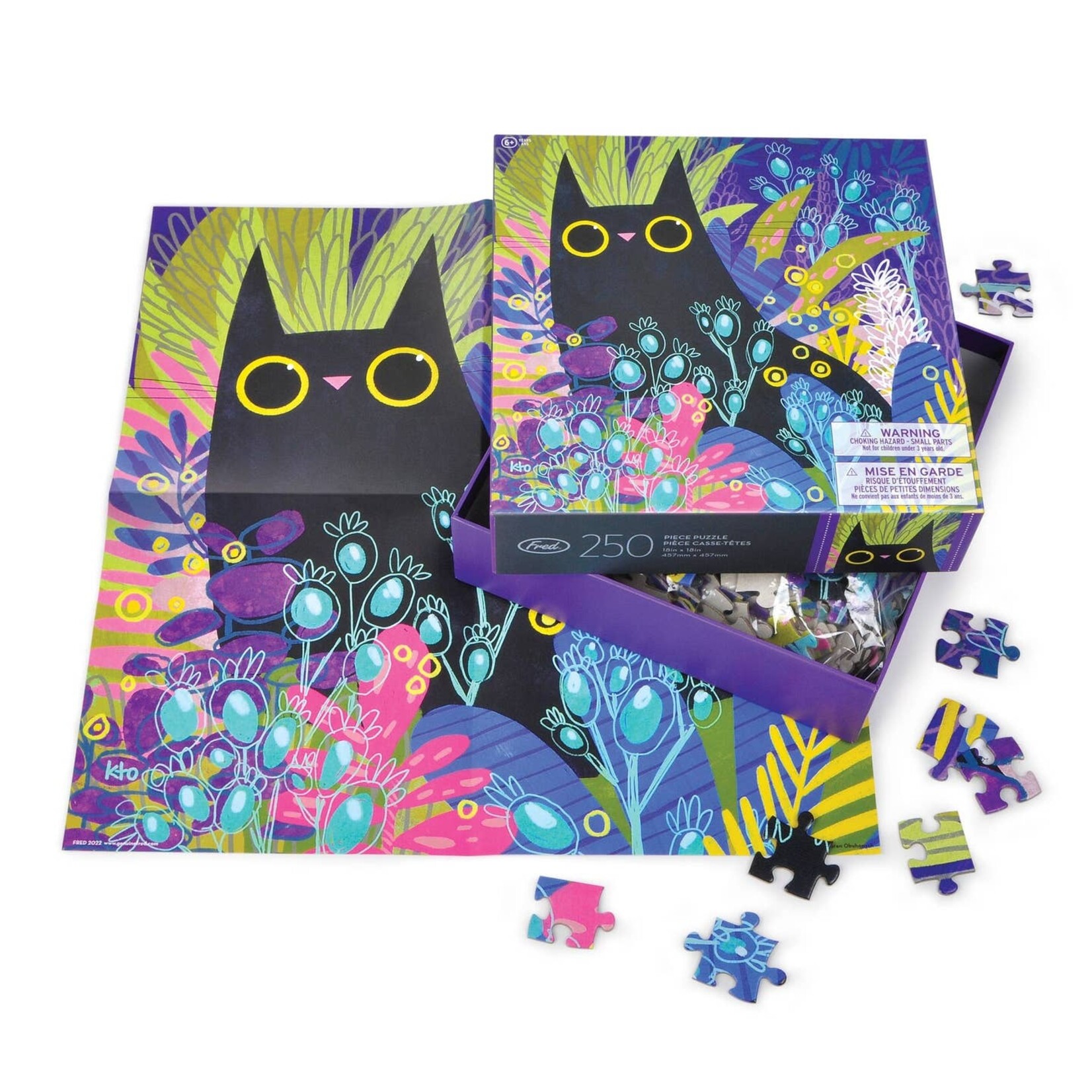Fred Black Cat No. 2 250 Piece Puzzle