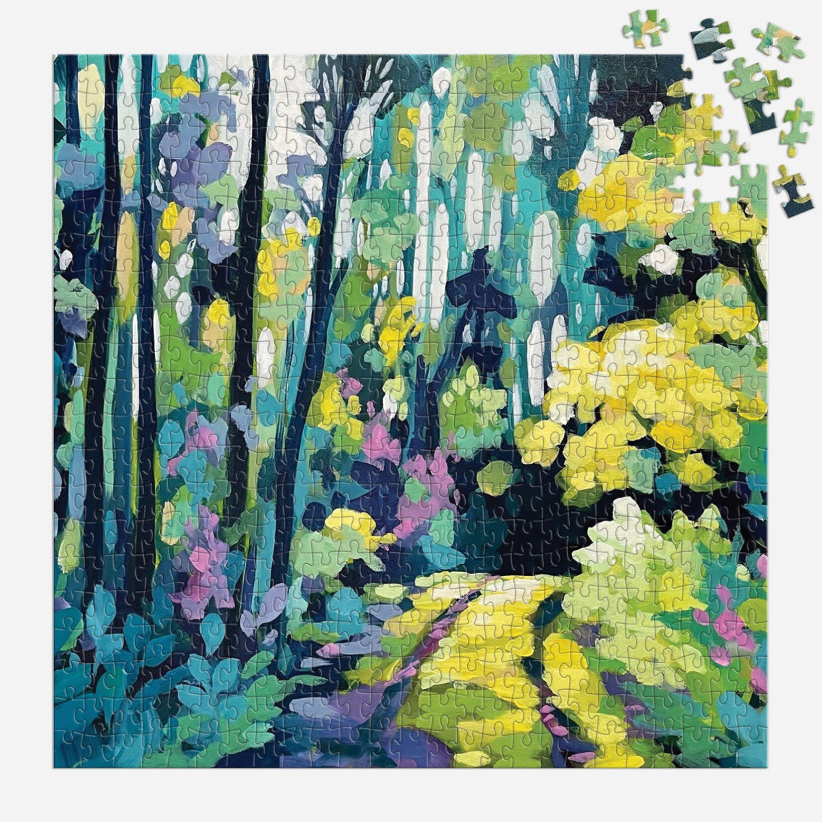 galison Painted Path 500 Piece Puzzle