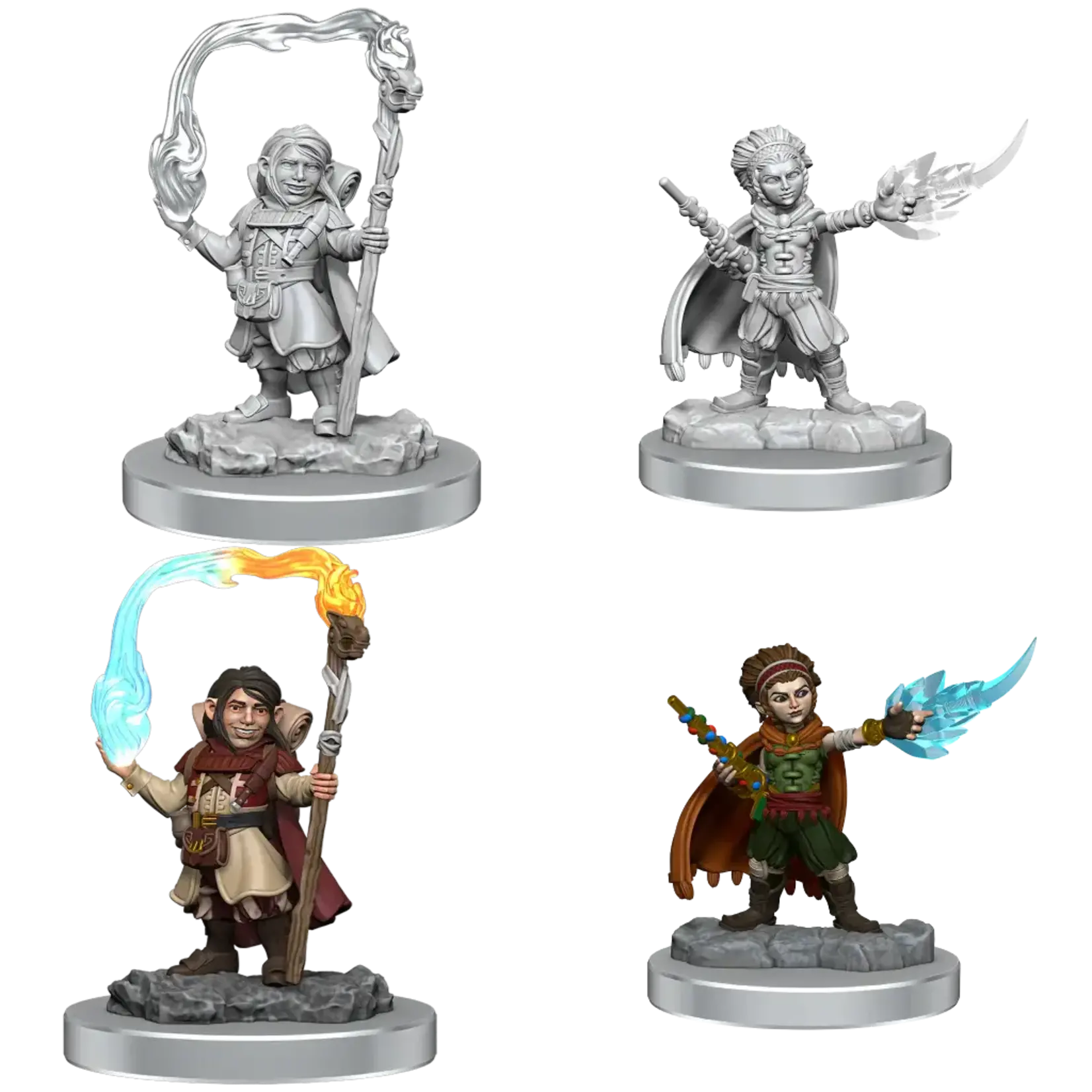WizKids D&D Nolzur's Marvelous Miniatures: Halfling Wizard, Female