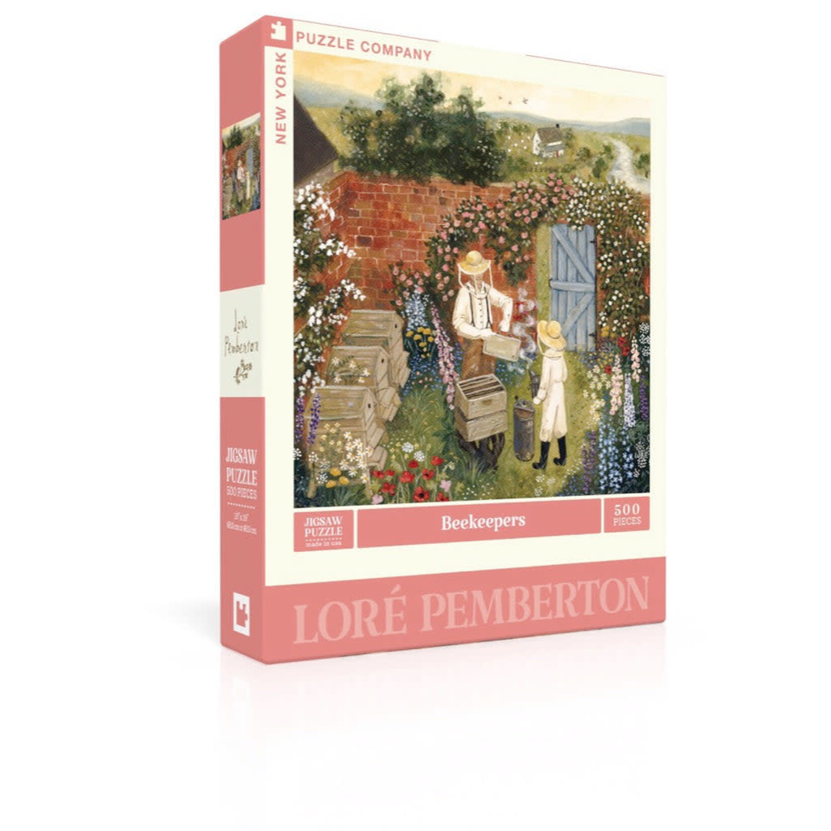 New York Puzzle Co Loré Pemberton - Beekeepers 500 Piece Puzzle