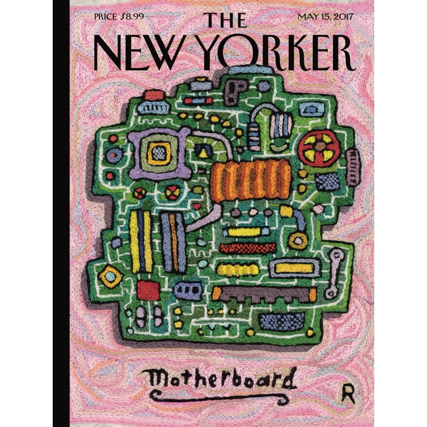 New York Puzzle Co New Yorker, The - Motherboard 1000 Piece Puzzle