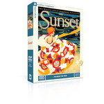 New York Puzzle Co Sunset - Wearing the Wind 500 Piece Puzzle