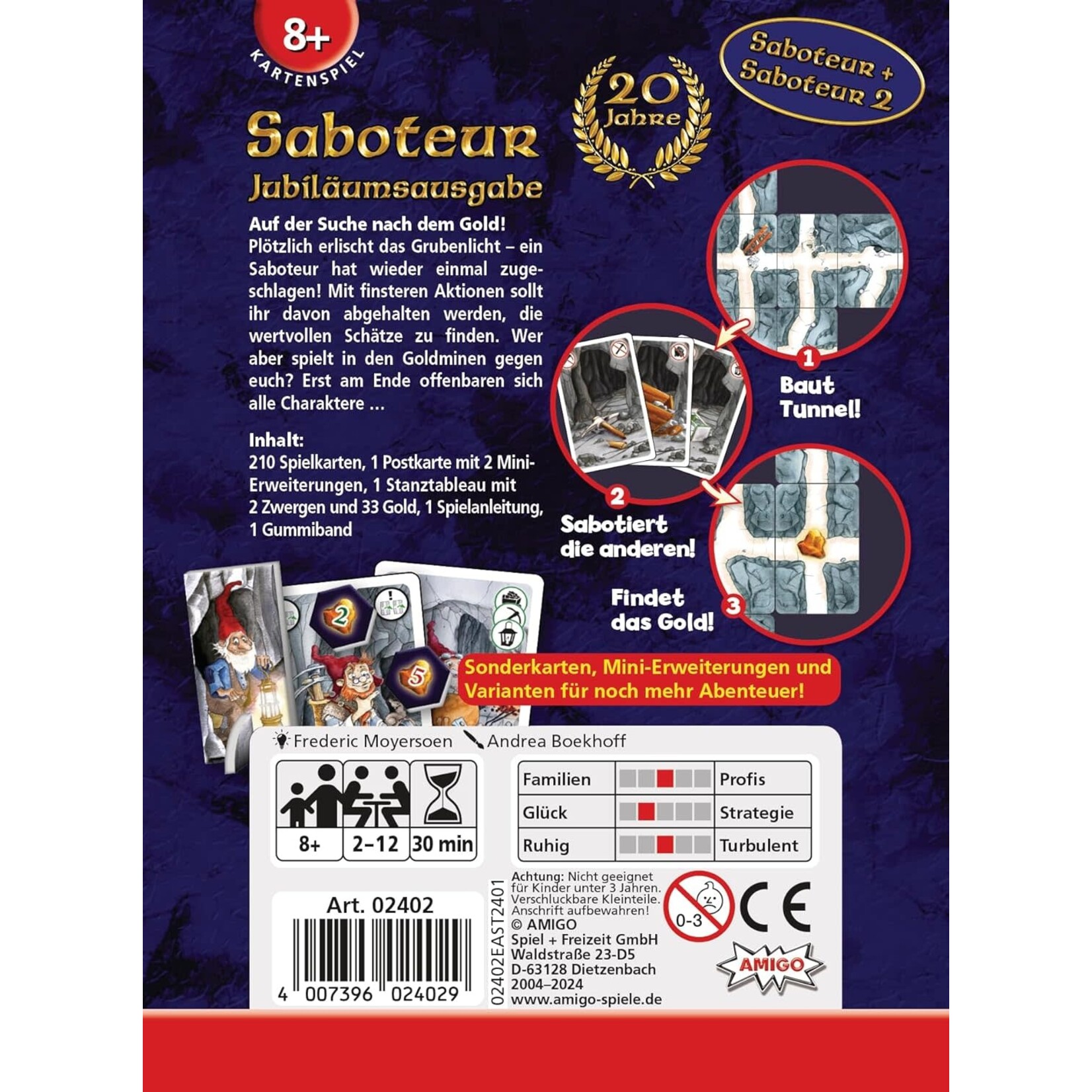 Amigo Saboteur 20th Anniversary Edition