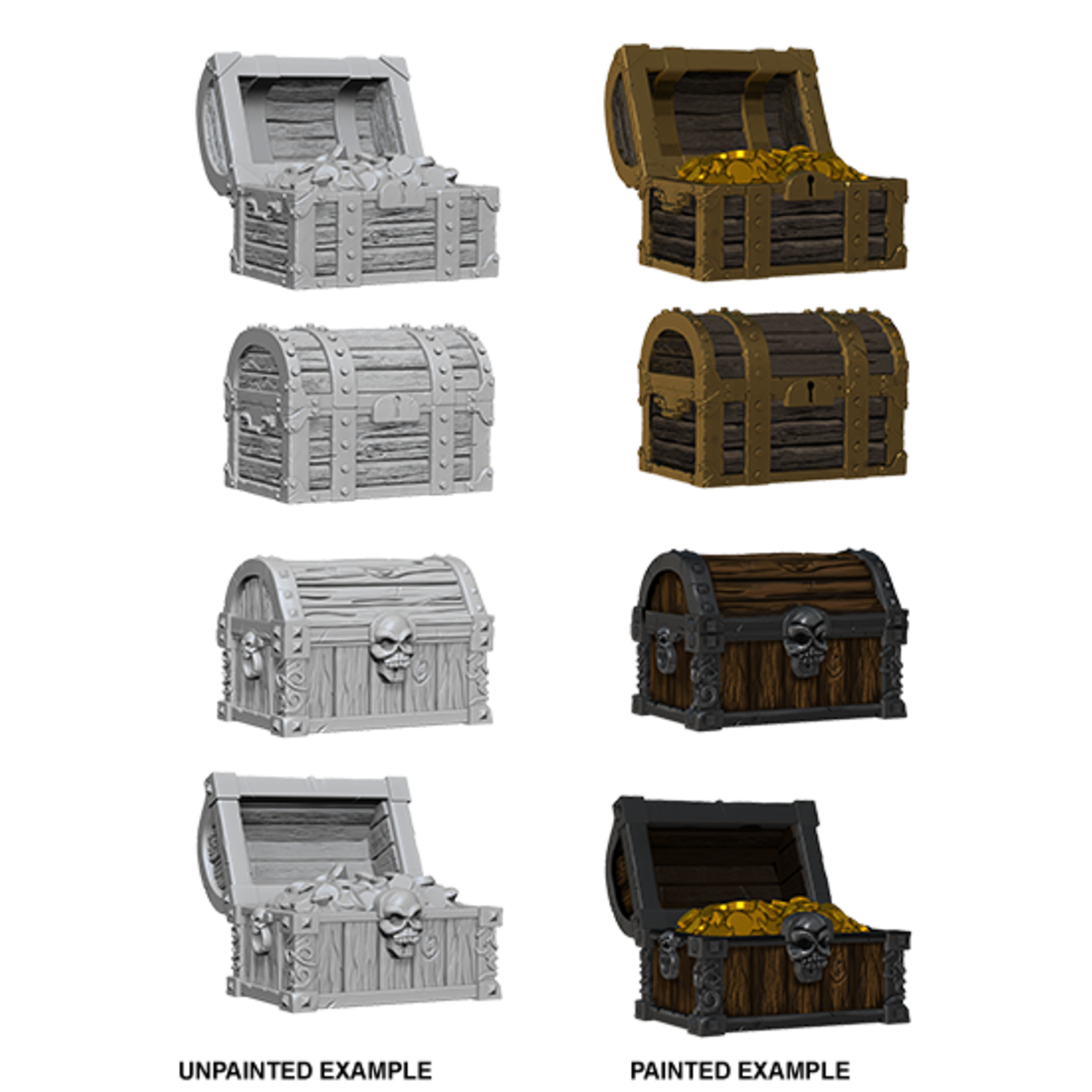 WizKids D&D Deep Cut Unpainted Miniatures: Chests
