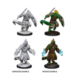 WizKids D&D Nolzur's Marvelous Miniatures: Lizardfolk Barbarian & Lizardfolk Cleric
