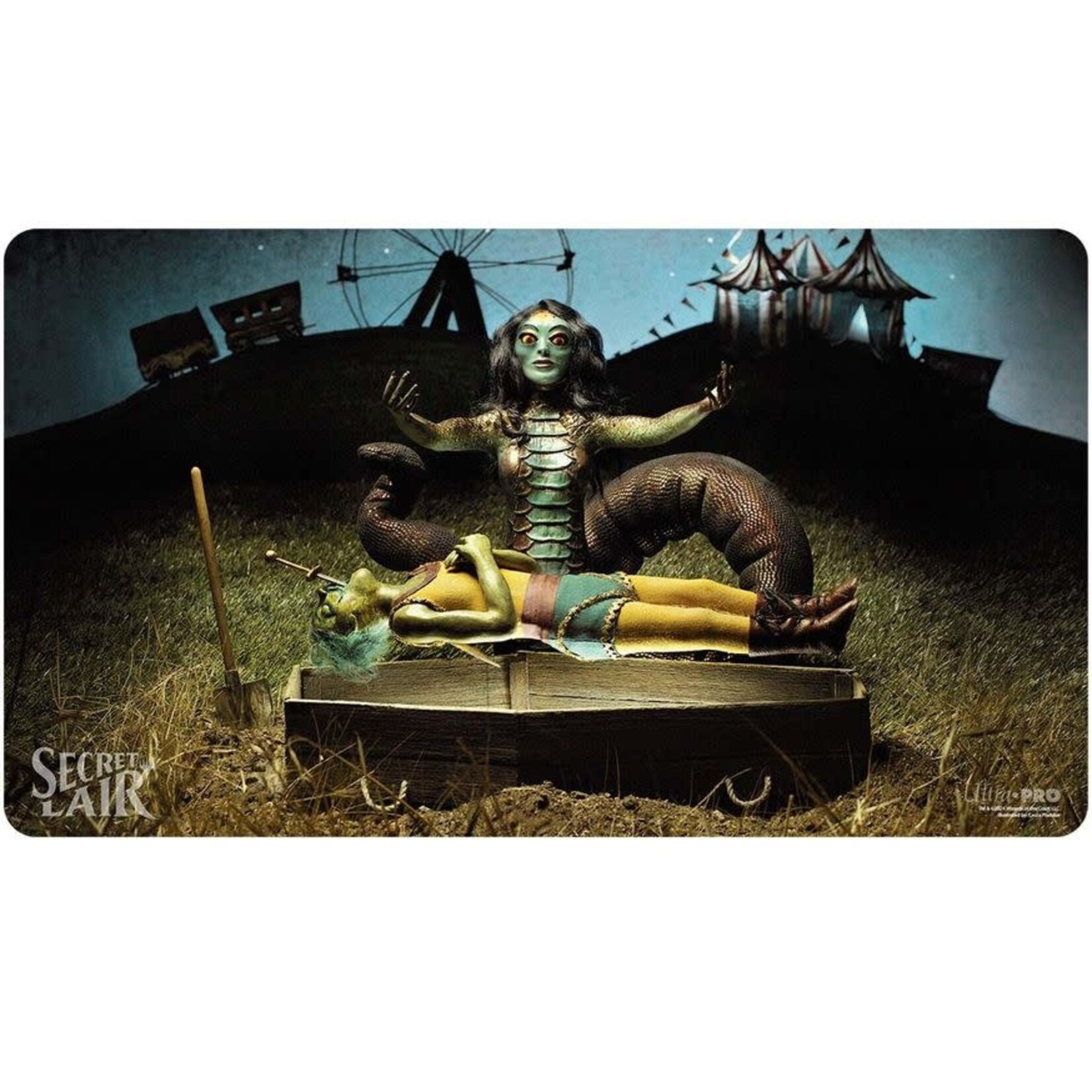 Ultra Pro International Secret Lair Diabolical Dioramas Playmat: Gravebreaker Lamia