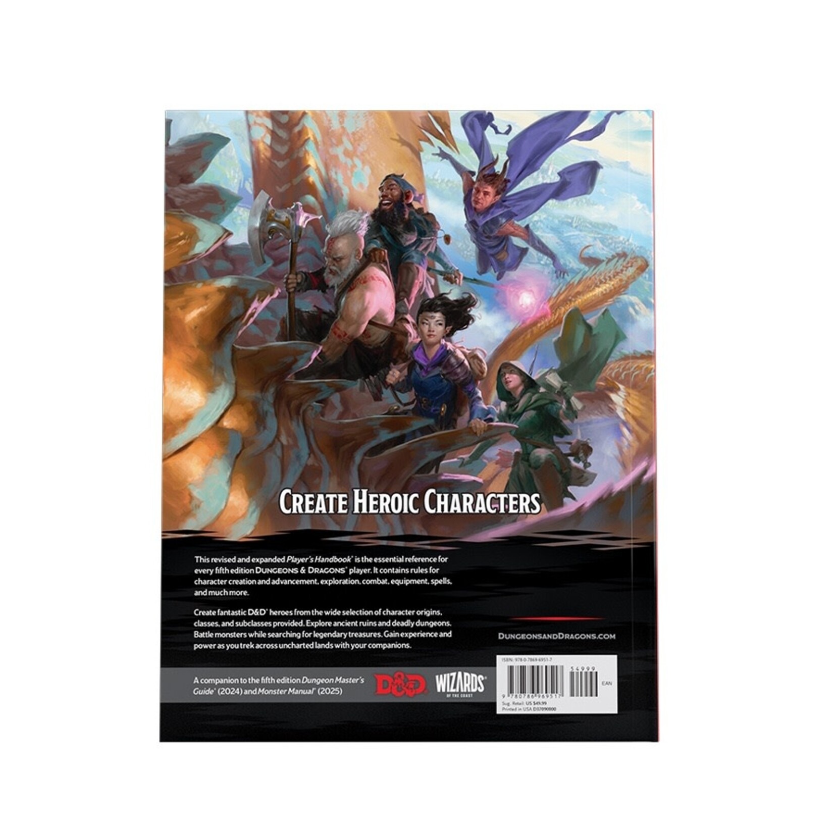 Wizards of the Coast D&D 2024 Player's Handbook