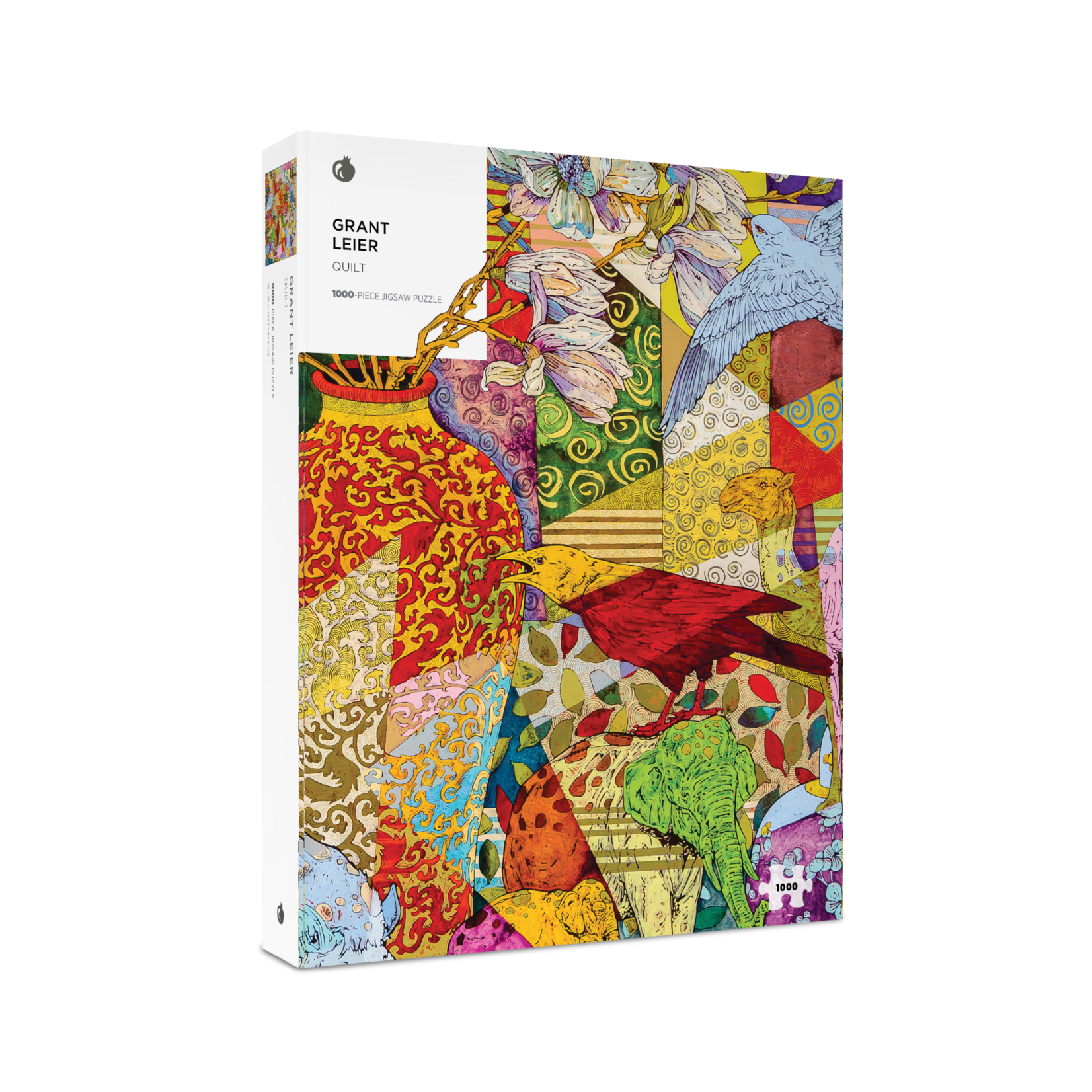 Pomegranate Grant Leier: Quilt 1000-Piece Jigsaw Puzzle