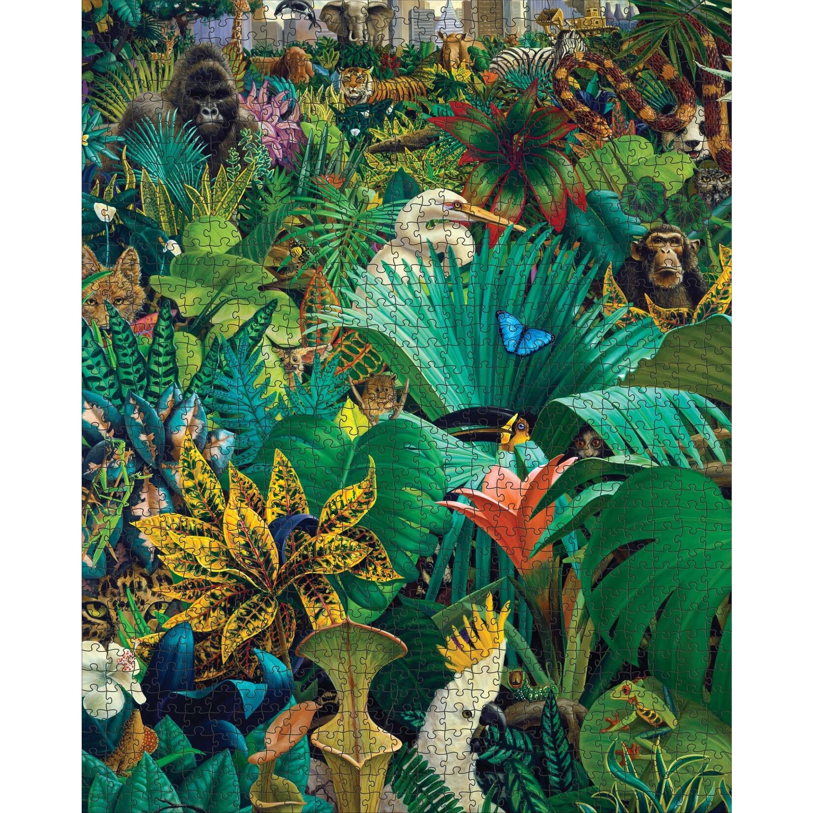 Pomegranate Charles Lynn Bragg: City Limits 1000-Piece Jigsaw Puzzle