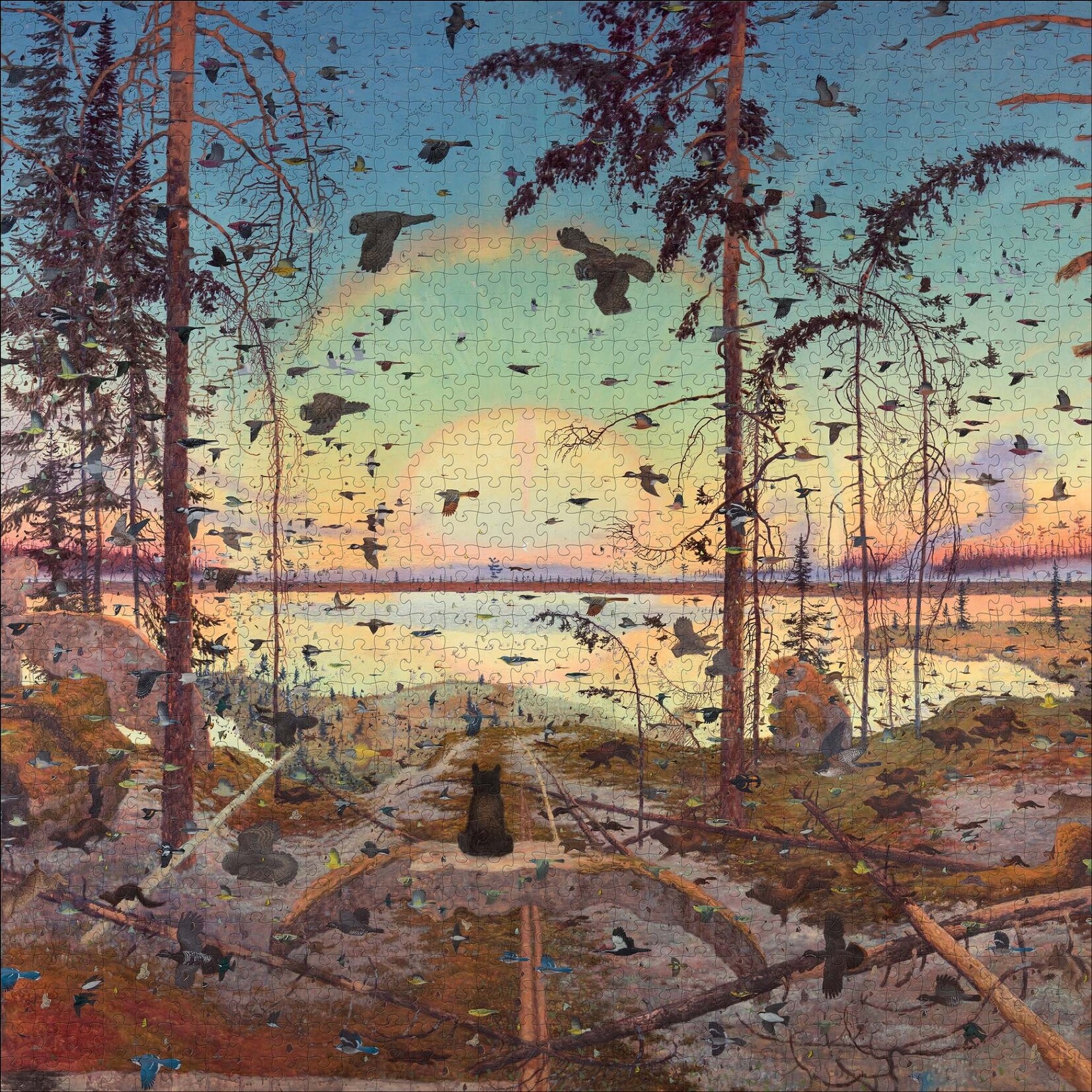 Pomegranate Tom Uttech: Enassamishhinjijweian 1000-piece Jigsaw Puzzle