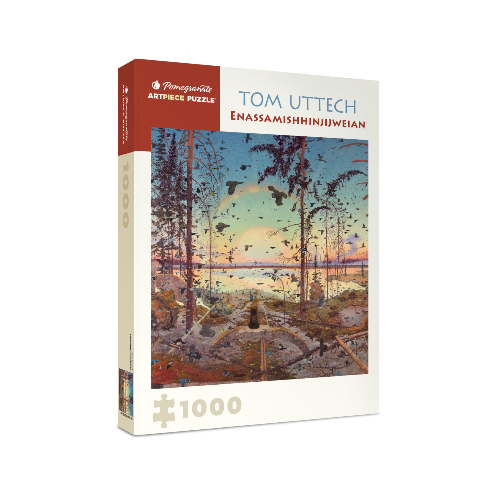 Pomegranate Tom Uttech: Enassamishhinjijweian 1000-piece Jigsaw Puzzle