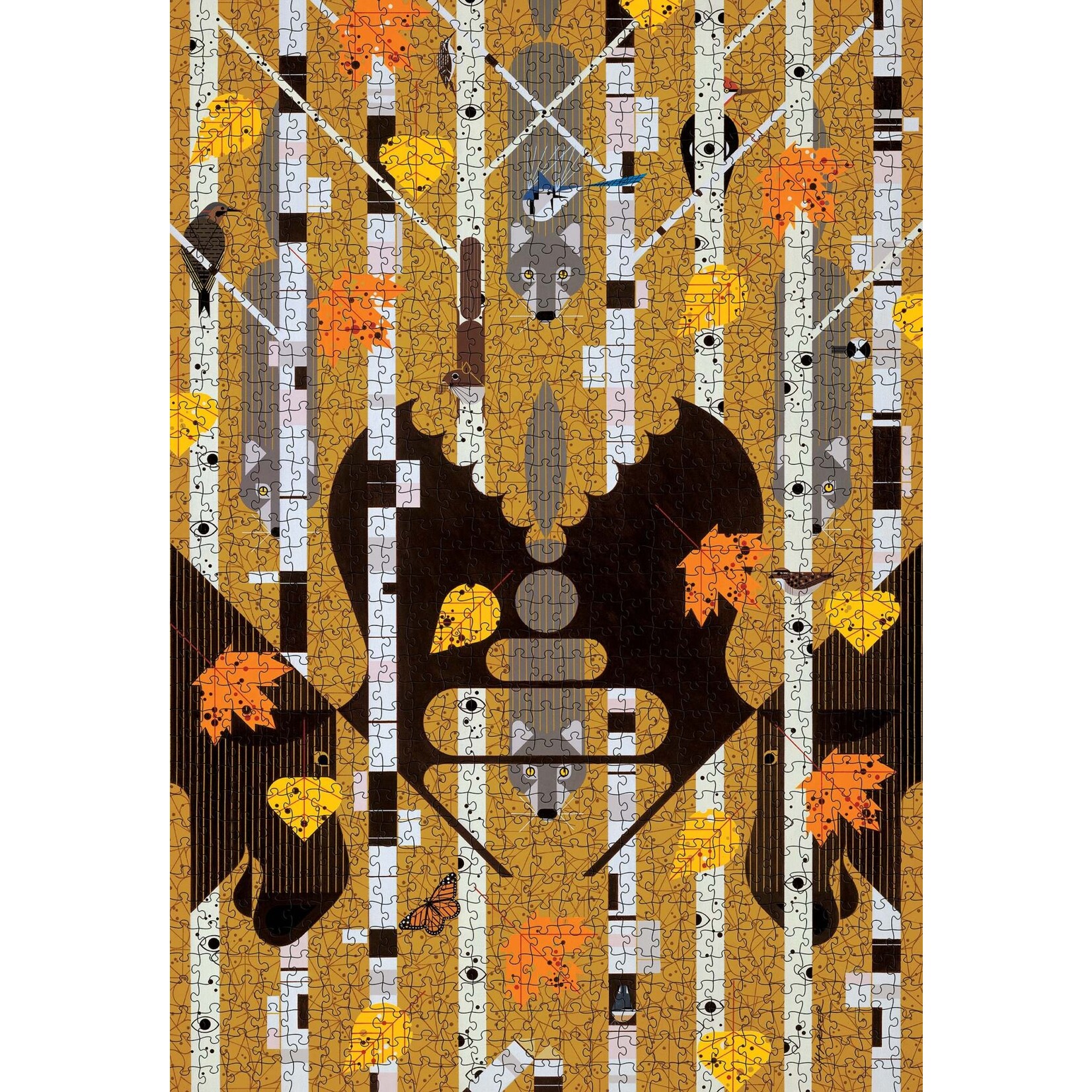 Pomegranate Charley Harper: Isle Royale 1000-Piece Jigsaw Puzzle