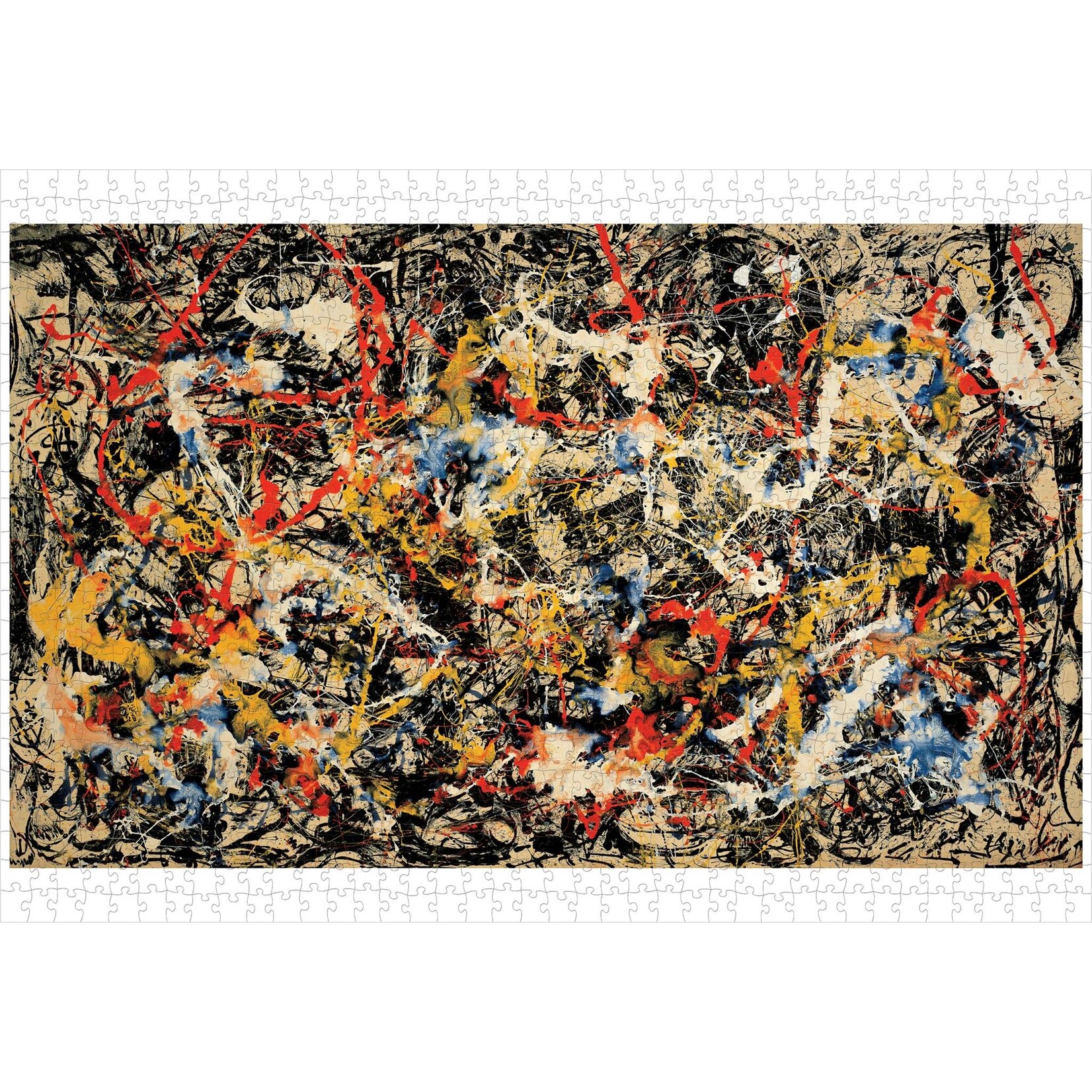 Pomegranate Jackson Pollock: Convergence 1000-piece Jigsaw Puzzle