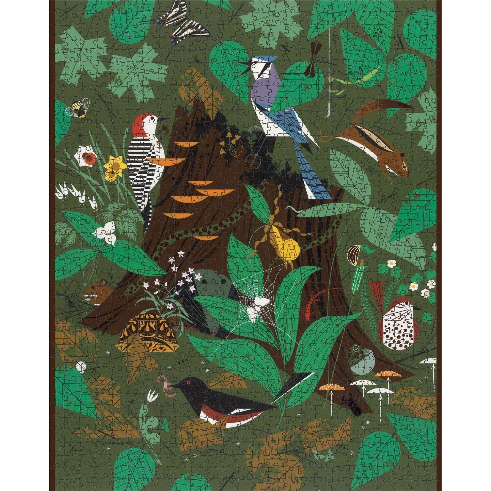 Pomegranate Charley Harper: Woodland Wonders 1000-piece Jigsaw Puzzle