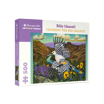 Pomegranate Billy Hassell: Crossing the Rio Grande 500-Piece Jigsaw Puzzle