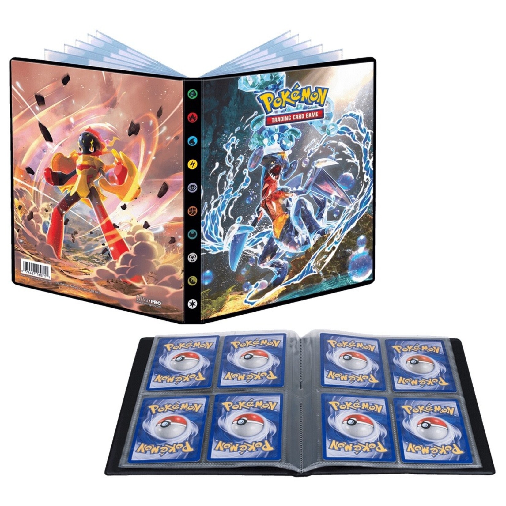 Ultra Pro International Pokémon TCG: 4 Pocket Portfolio - Tera Type Garchomp and Armarouge