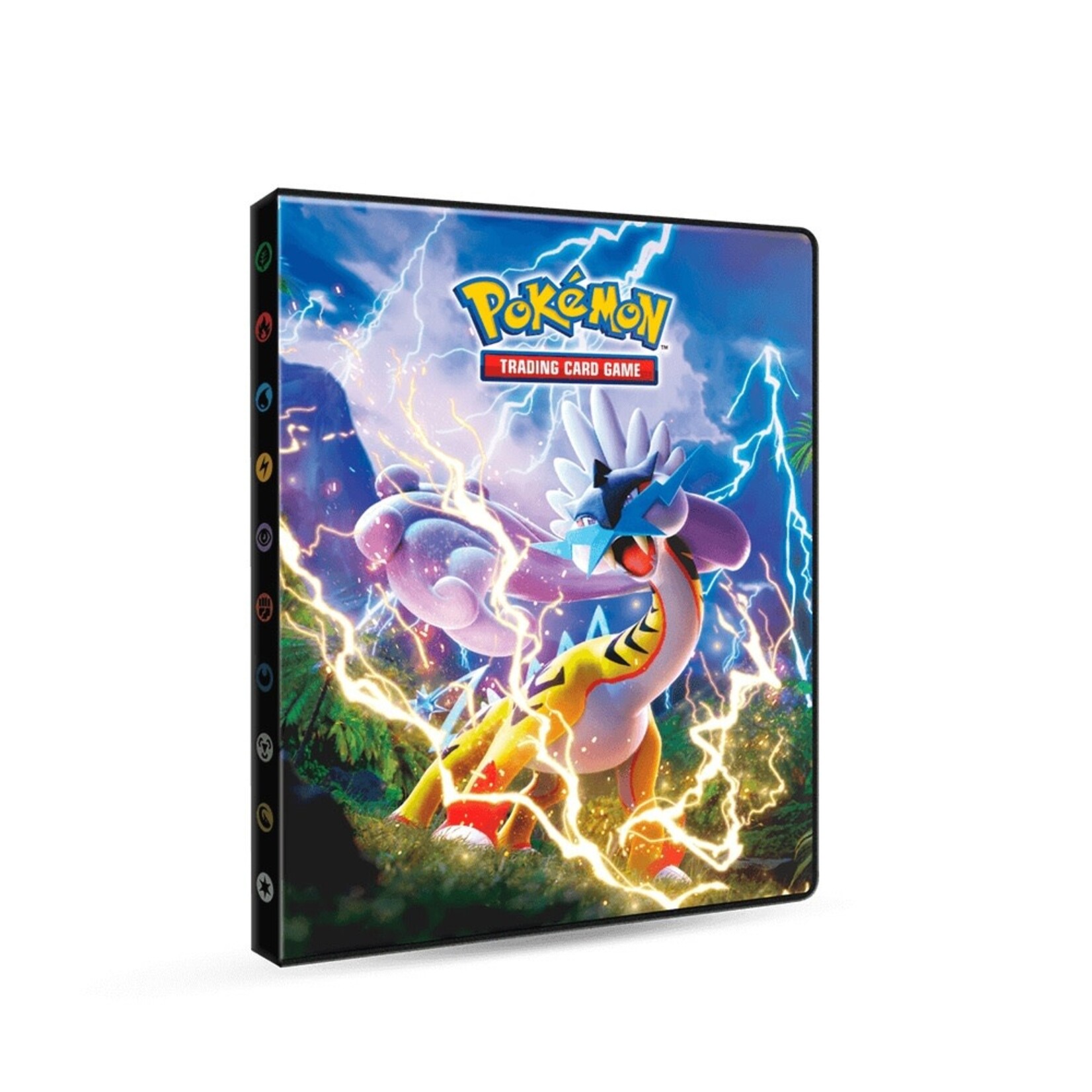 Ultra Pro International Pokémon TCG: 4 Pocket Portfolio - Raging Bolt and Iron Crown