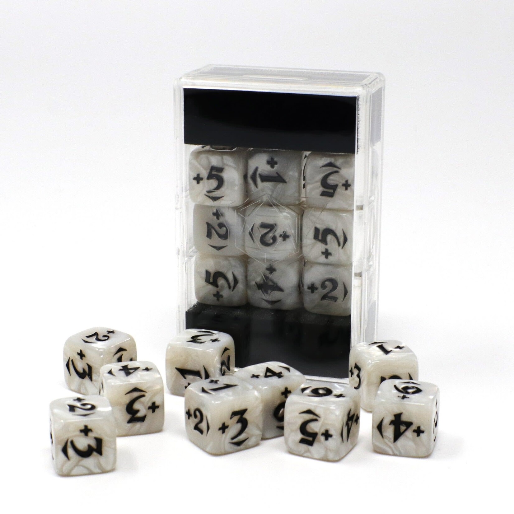 Die Hard Dice MtG Spindown Counters - Positive Power Pack White