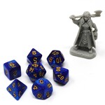 Die Hard Dice Critlings 7 Piece Mini RPG Set - Fountain Blue