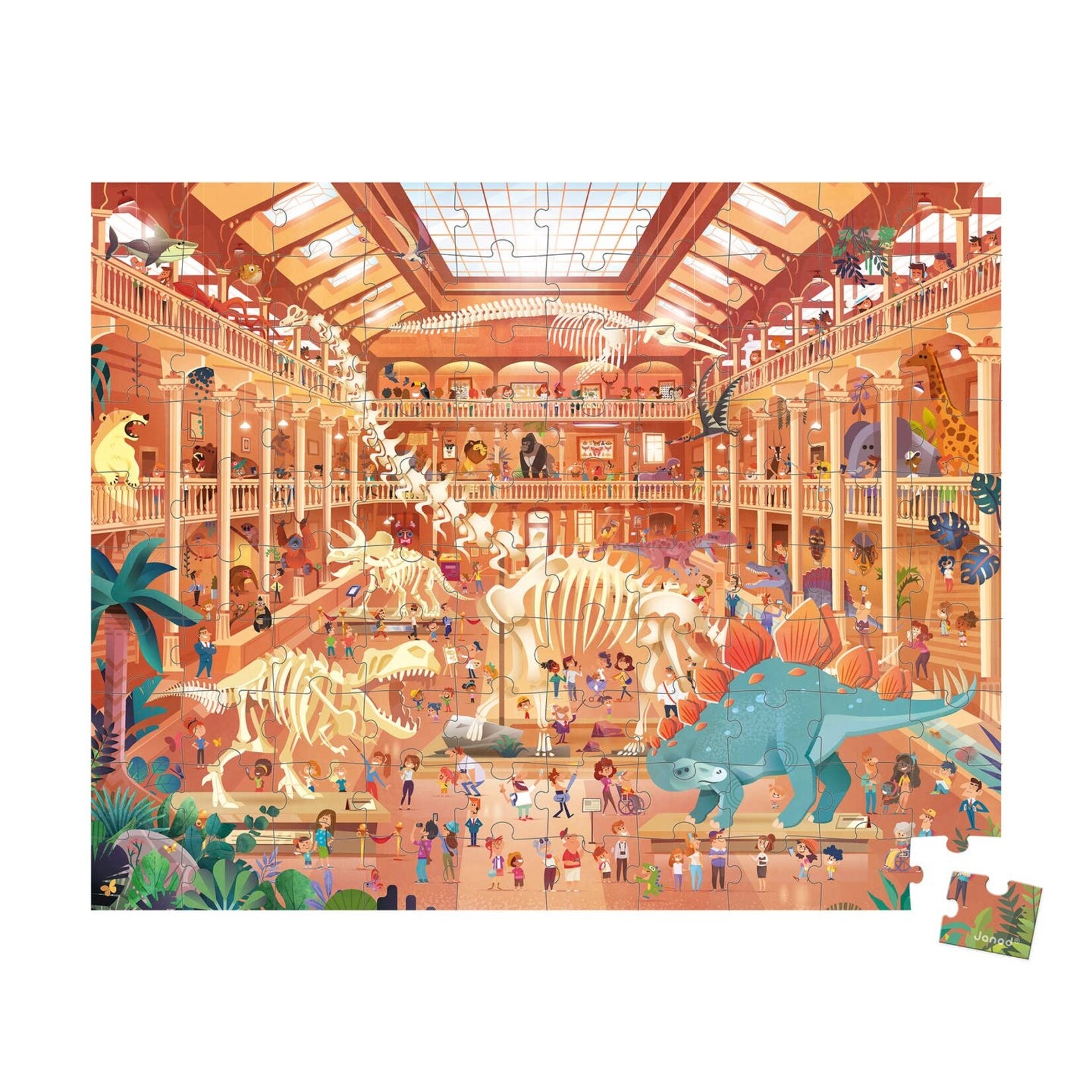 Janod Natural History Museum 100 Piece Puzzle