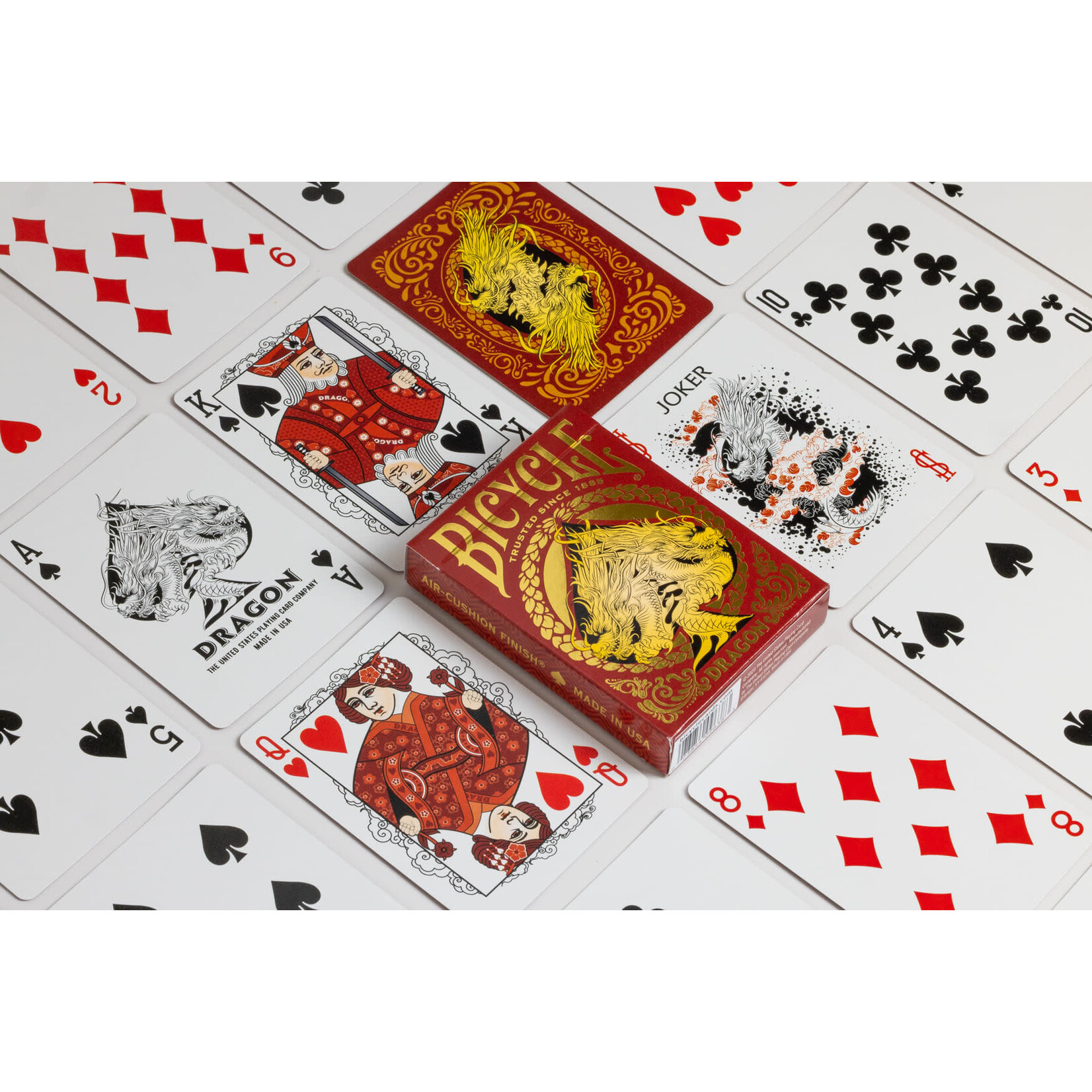 Bicycle Bicycle Playing Cards: Dragon Red