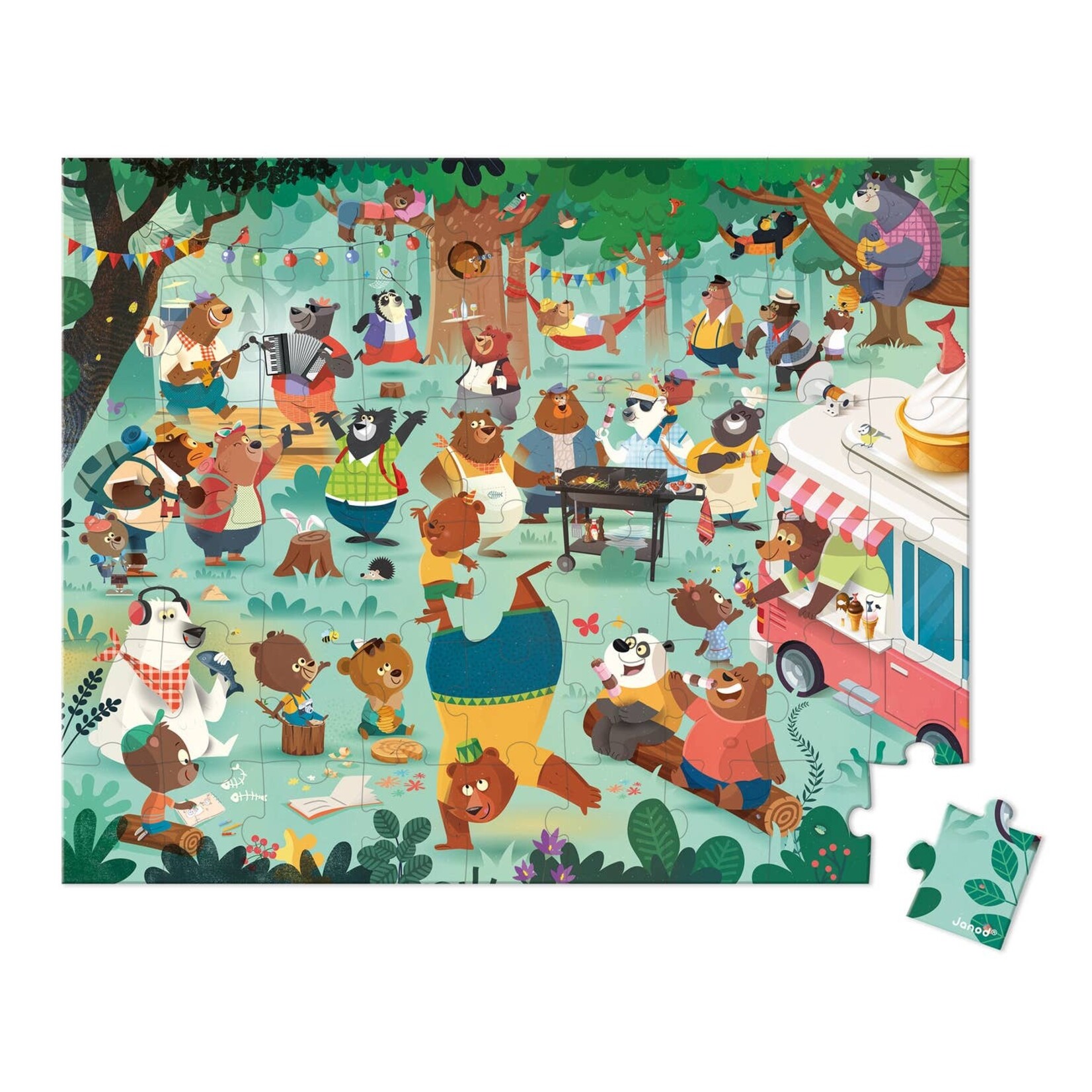 Janod Family Bears 54 Piece Puzzle