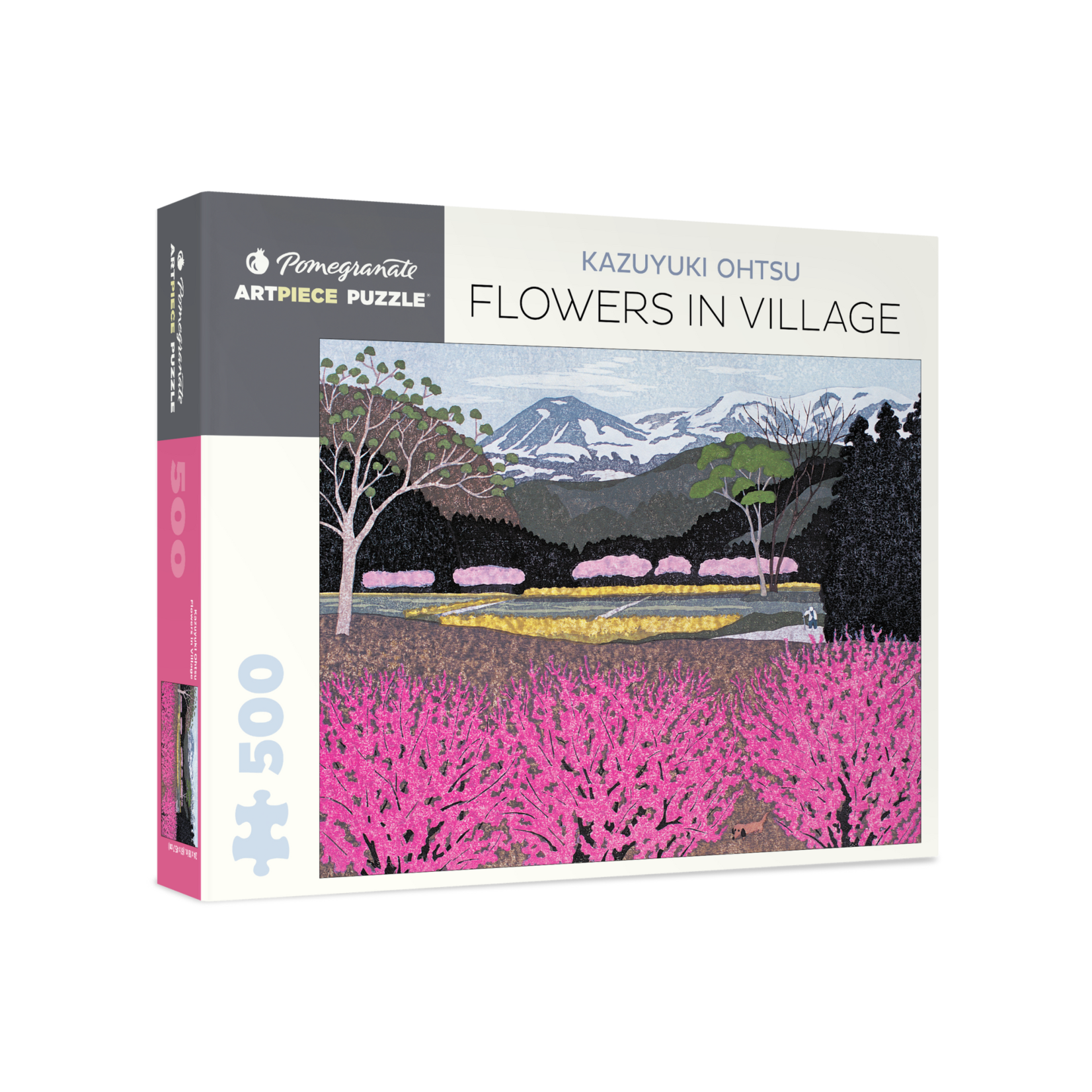 Pomegranate Kazuyuki Ohtsu: Flowers in Village 500-piece Jigsaw Puzzle