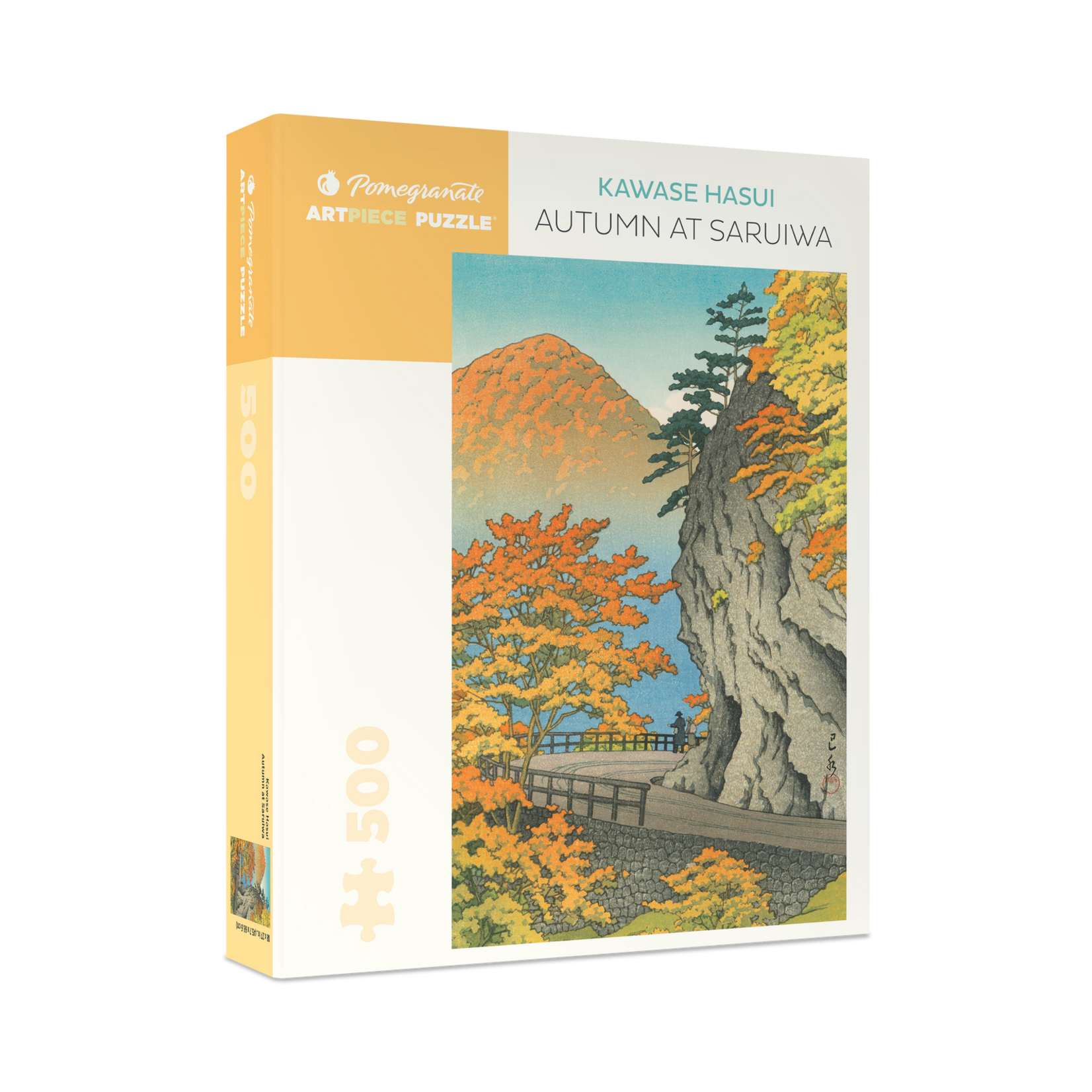 Pomegranate Kawase Hasui: Autumn at Saruiwa 500-Piece Jigsaw Puzzle