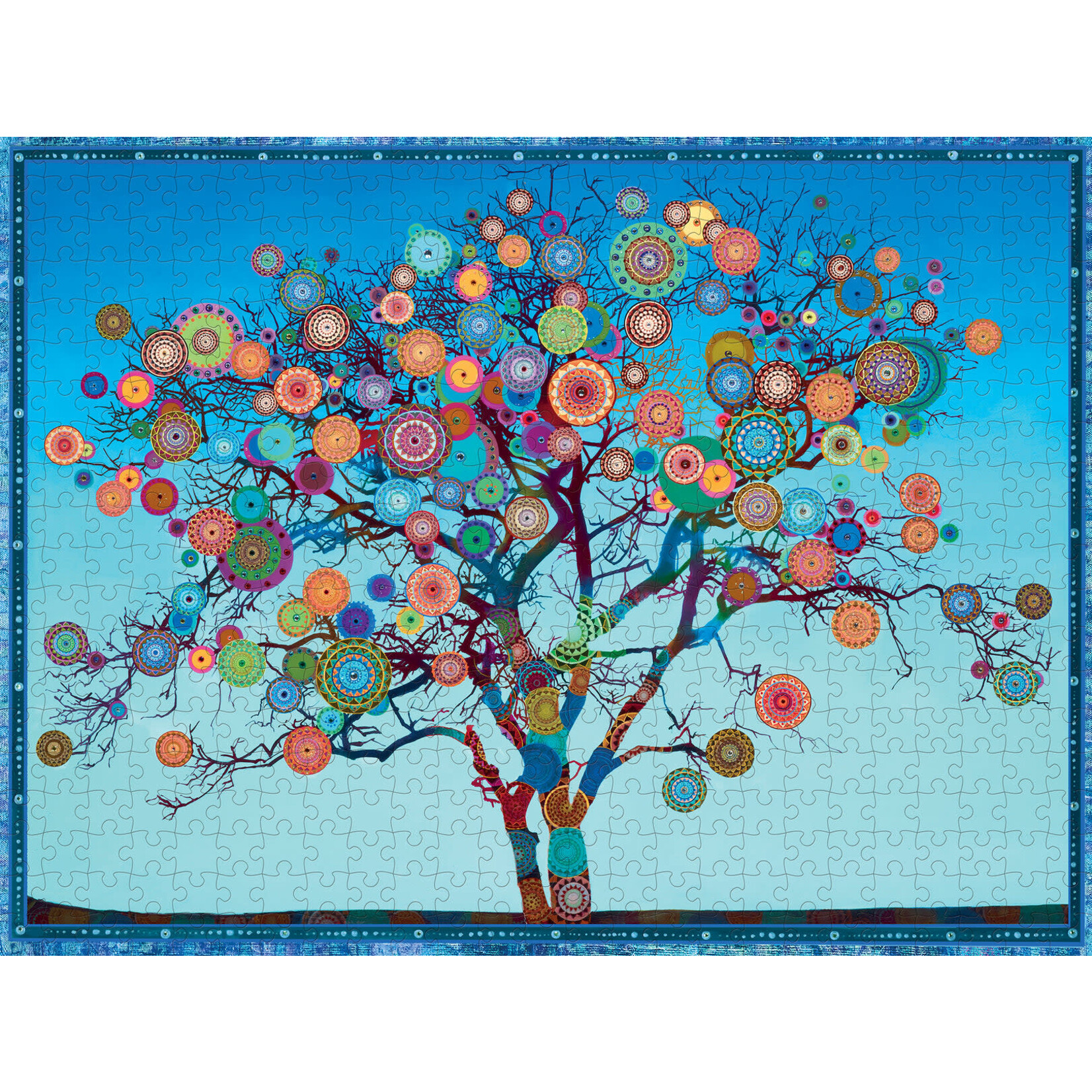 Pomegranate Paul Heussenstamm: Mandala Fruit Tree 500-Piece Jigsaw Puzzle