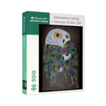 Pomegranate Ningiukulu Teevee: Colourful Wild Owl 500-Piece Jigsaw Puzzle