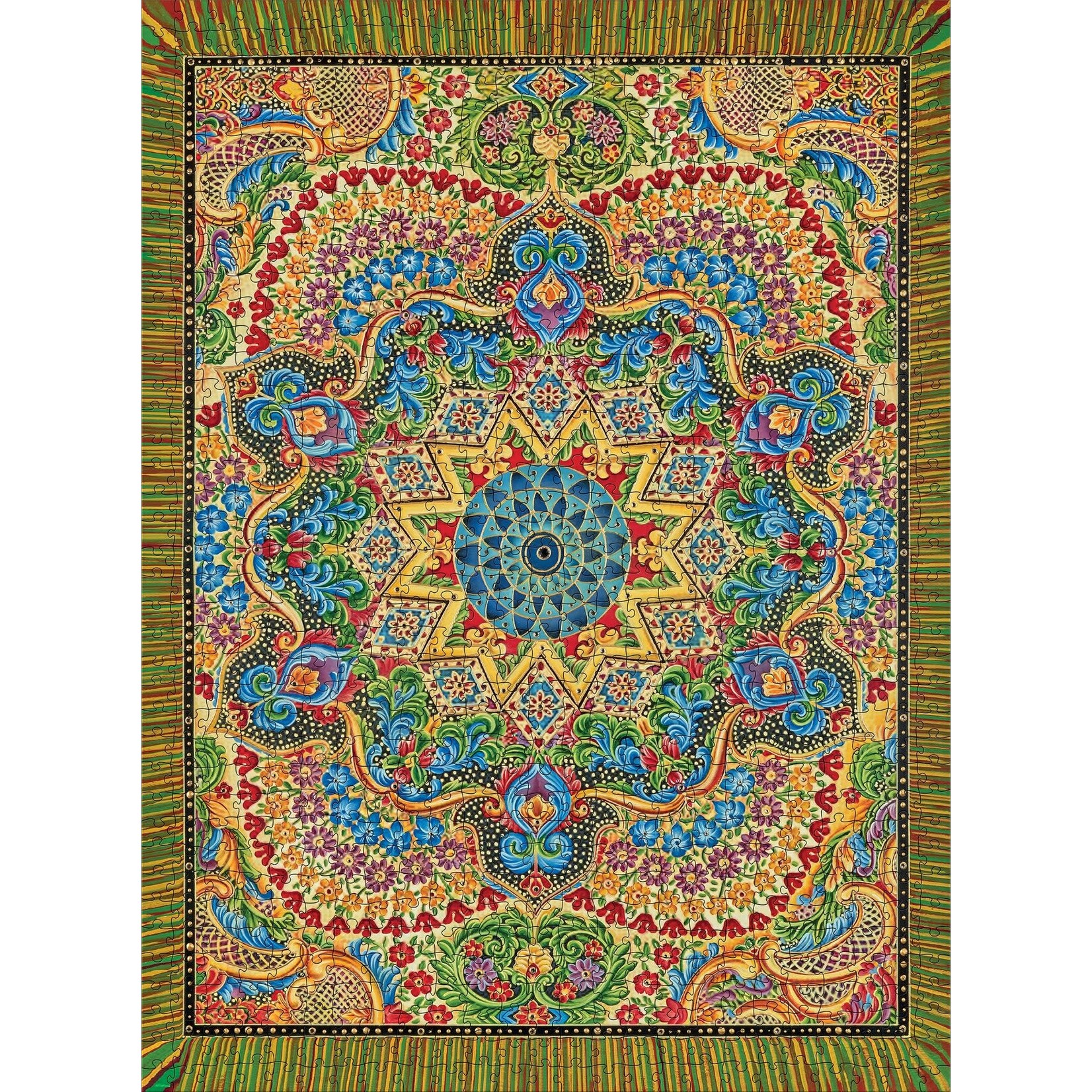 Pomegranate Paul Heussenstamm: Tapestry Mandala 1000-Piece Jigsaw Puzzle