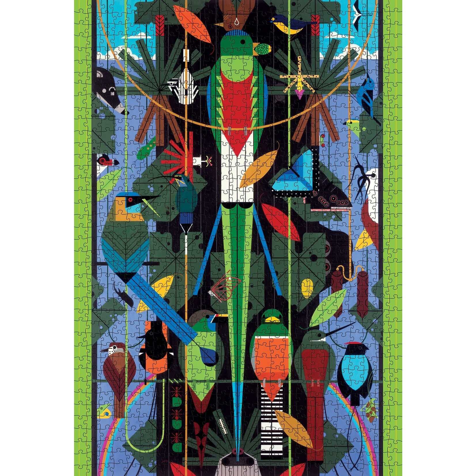 Pomegranate Charley Harper: Monteverde 1000-Piece Jigsaw Puzzle
