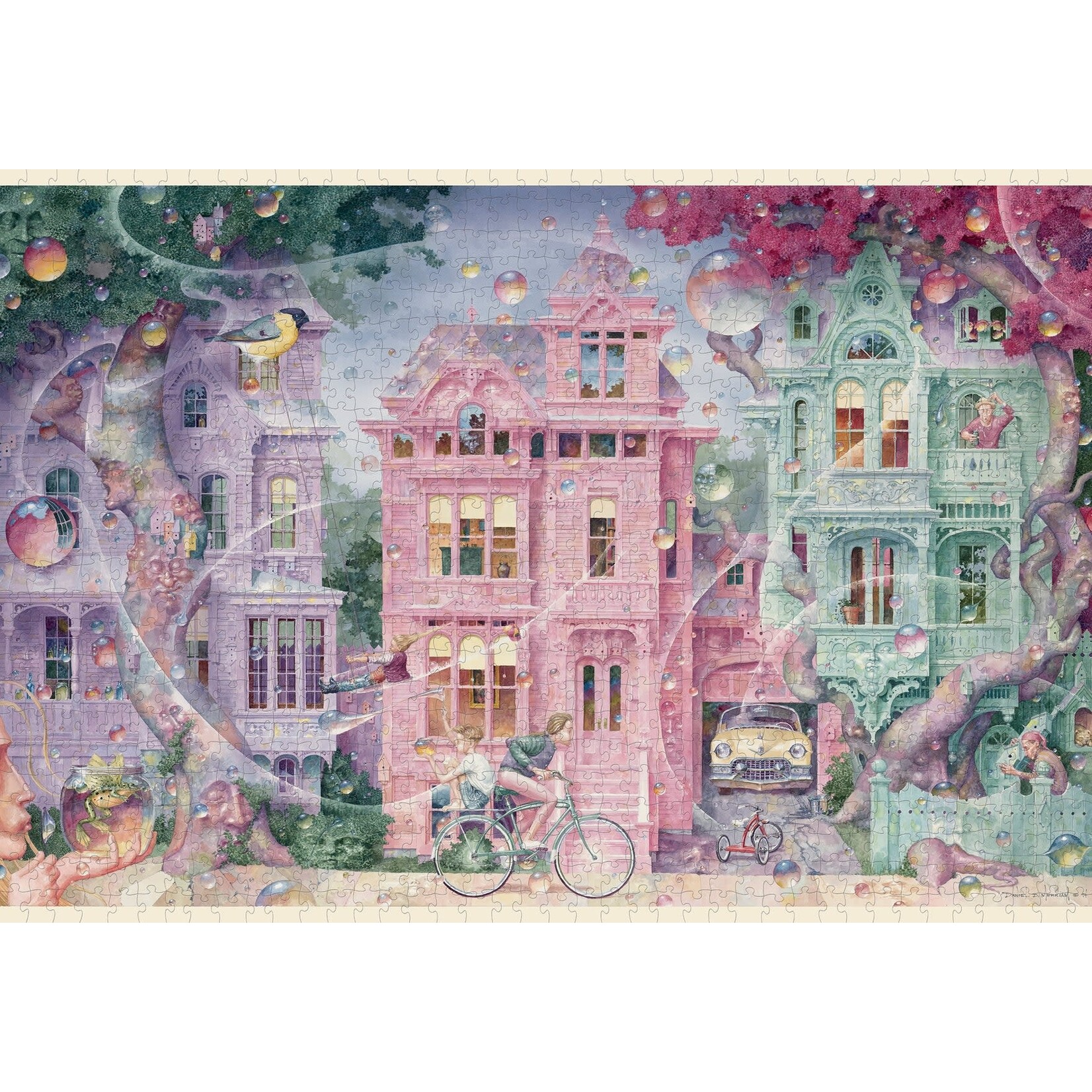 Pomegranate Daniel Merriam: Bubble Street 1000-Piece Jigsaw Puzzle