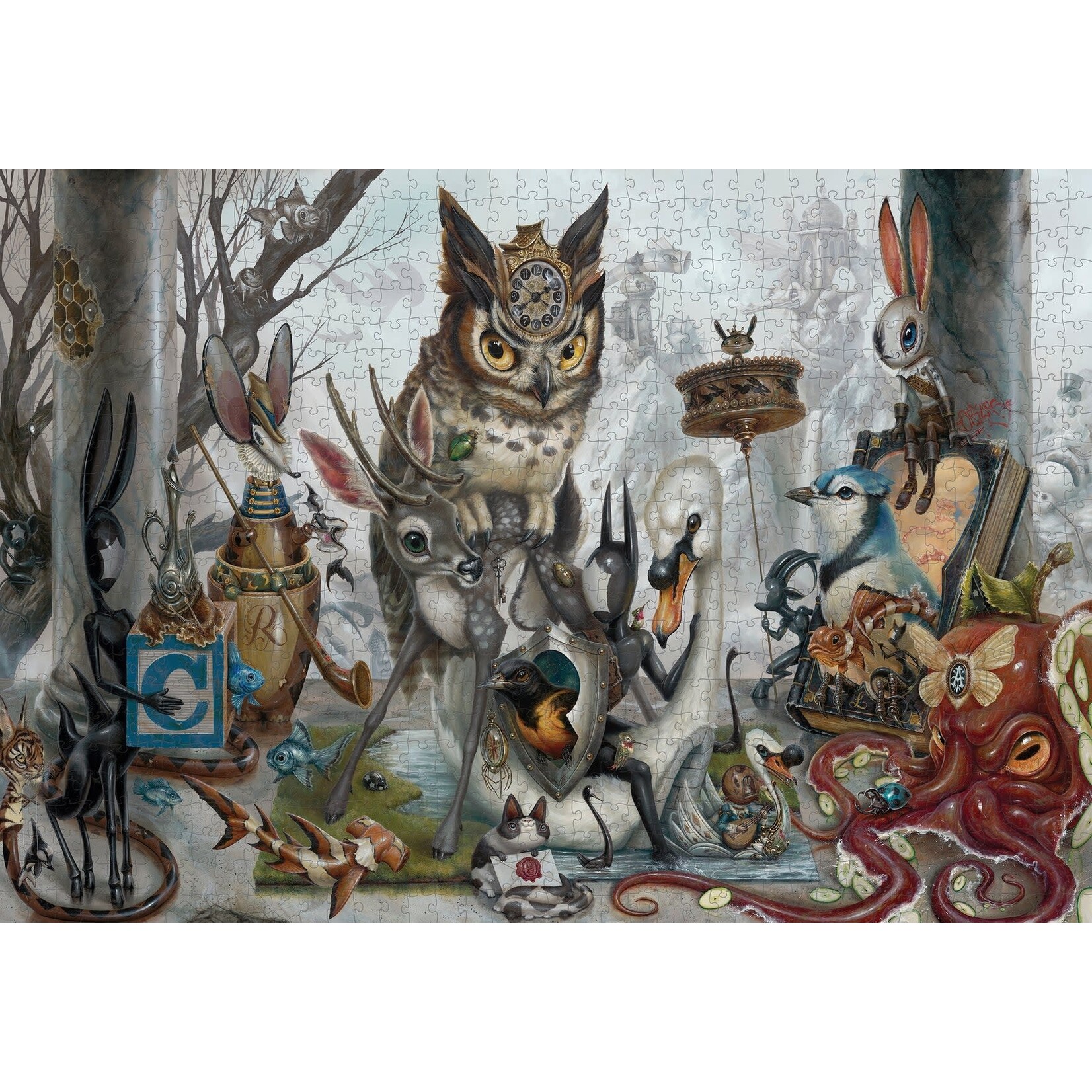 Pomegranate Greg “CRAOLA” Simkins: Let the Outside In 1000-Piece Jigsaw Puzzle