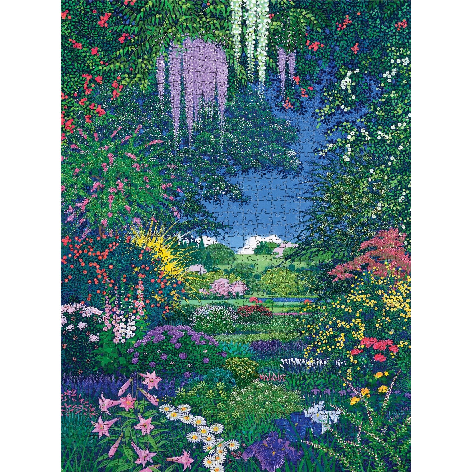 Pomegranate Hiroo Isono: Full Bloom 1000-Piece Jigsaw Puzzle