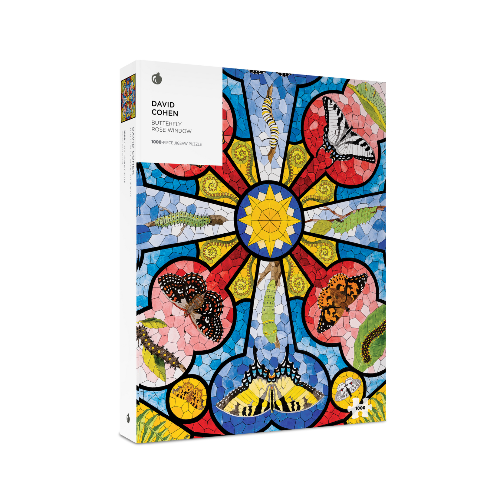 Pomegranate David Cohen: Butterfly Rose Window 1000-Piece Jigsaw Puzzle