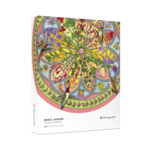 Pomegranate Erin E. Hunter: Floral Compass 500-Piece Circular Jigsaw Puzzle