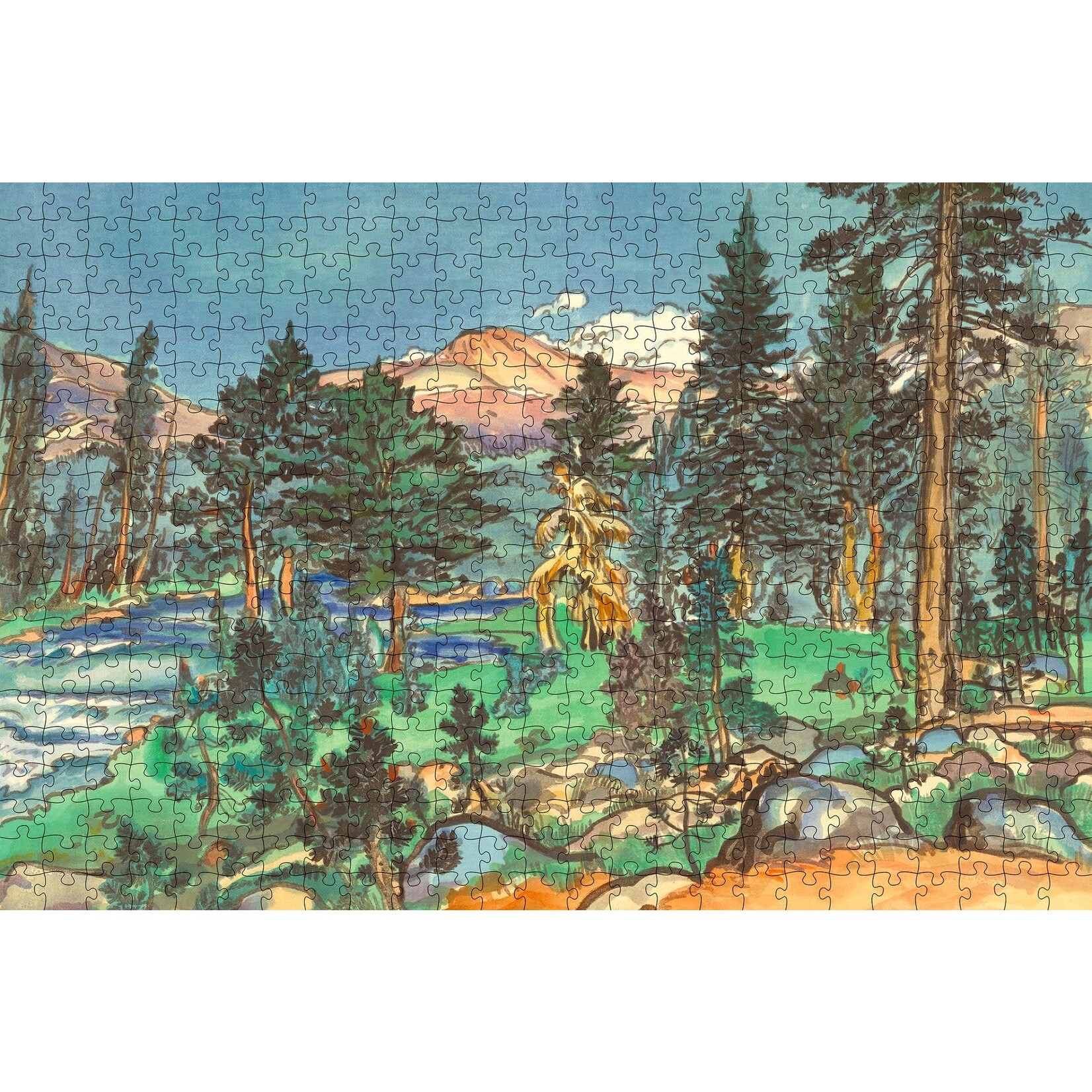 Pomegranate Chiura Obata 500-Piece Jigsaw Puzzle