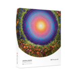 Pomegranate Justin Lovato: Flower Mandala 500-Piece Circular Jigsaw Puzzle