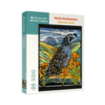 Pomegranate Molly Hashimoto: California Quail 500-Piece Jigsaw Puzzle