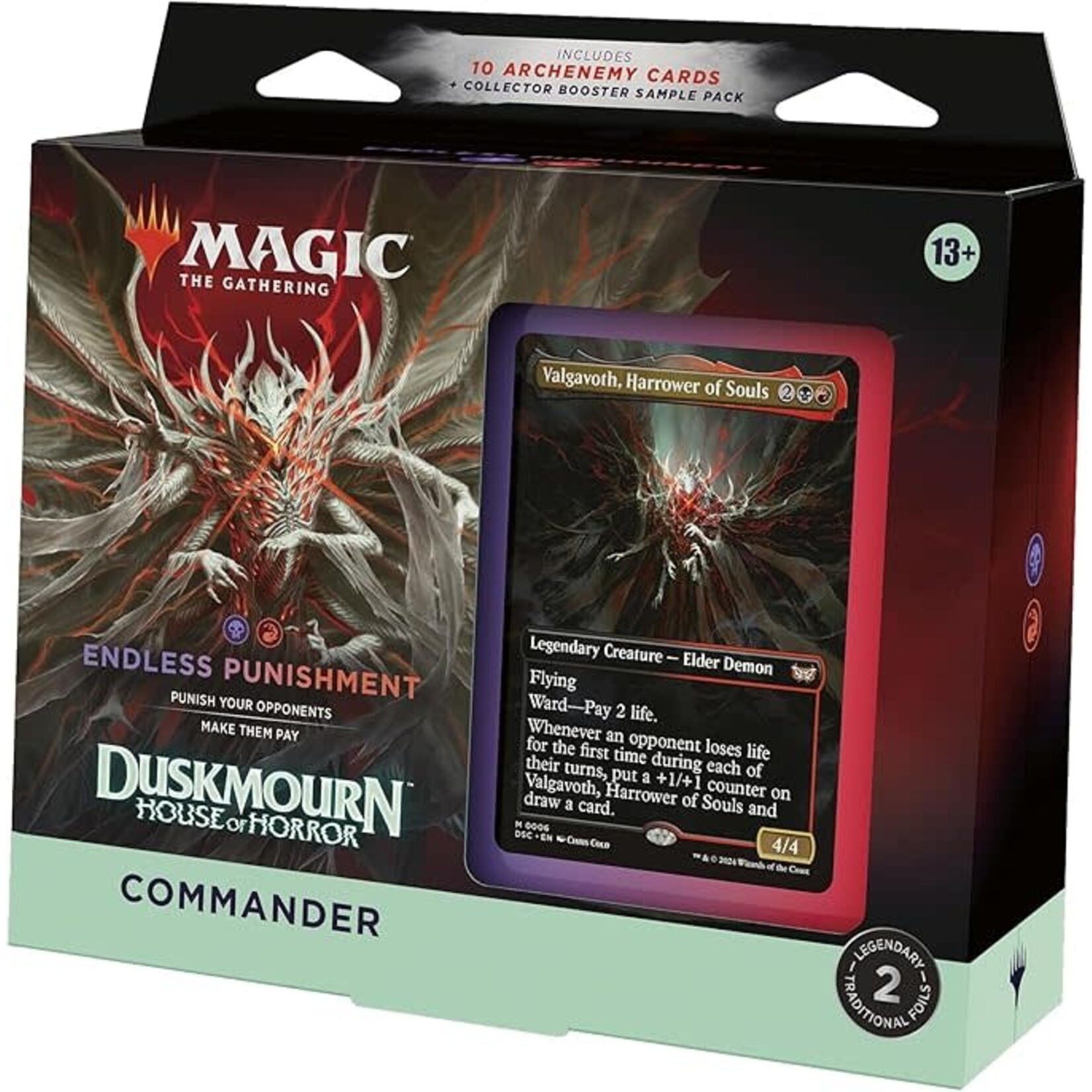 Wizards of the Coast PREORDER Duskmourn: House of Horror Commander Deck - Endless Punishment