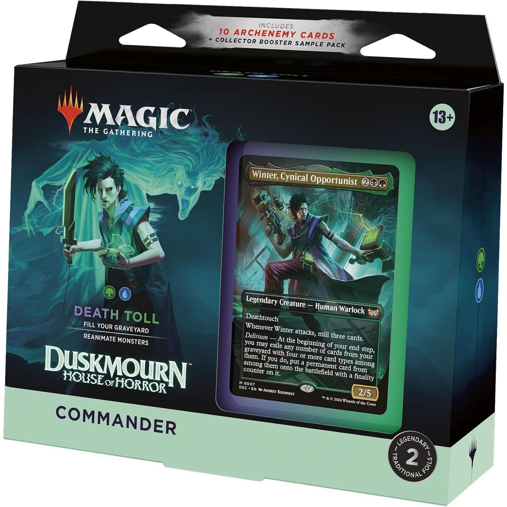 Wizards of the Coast PREORDER Duskmourn: House of Horror Commander Deck - Death Toll