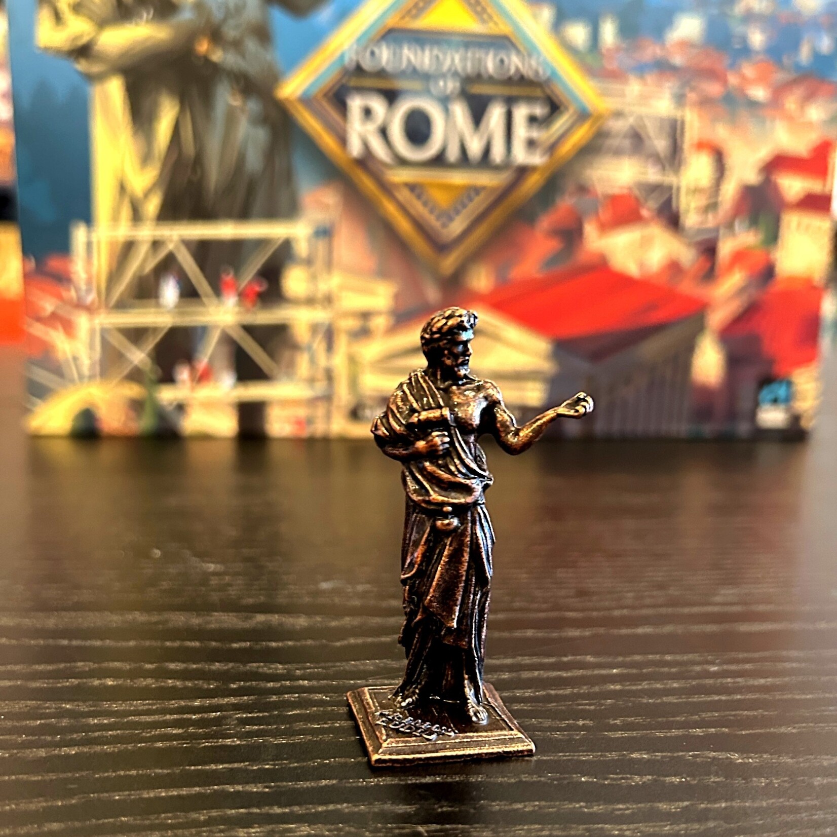 Arcane Wonders Foundations of Rome: First Player Metal Statue