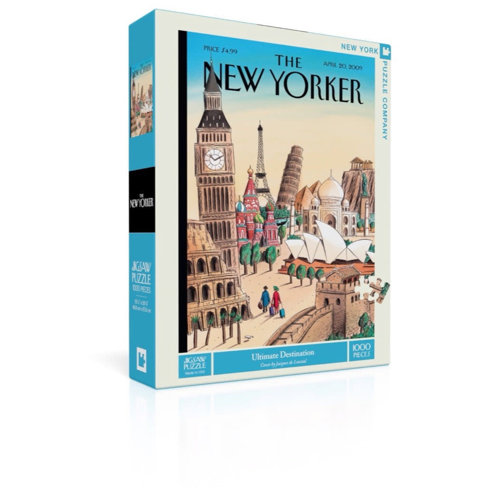 New York Puzzle Co New Yorker, The - Ultimate Destination 1000 Piece Puzzle