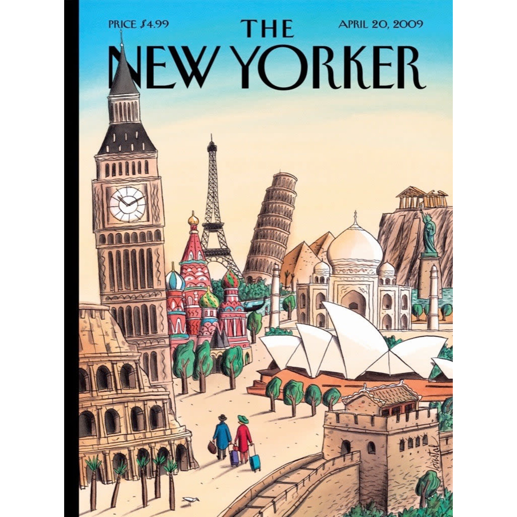 New York Puzzle Co New Yorker, The - Ultimate Destination 1000 Piece Puzzle